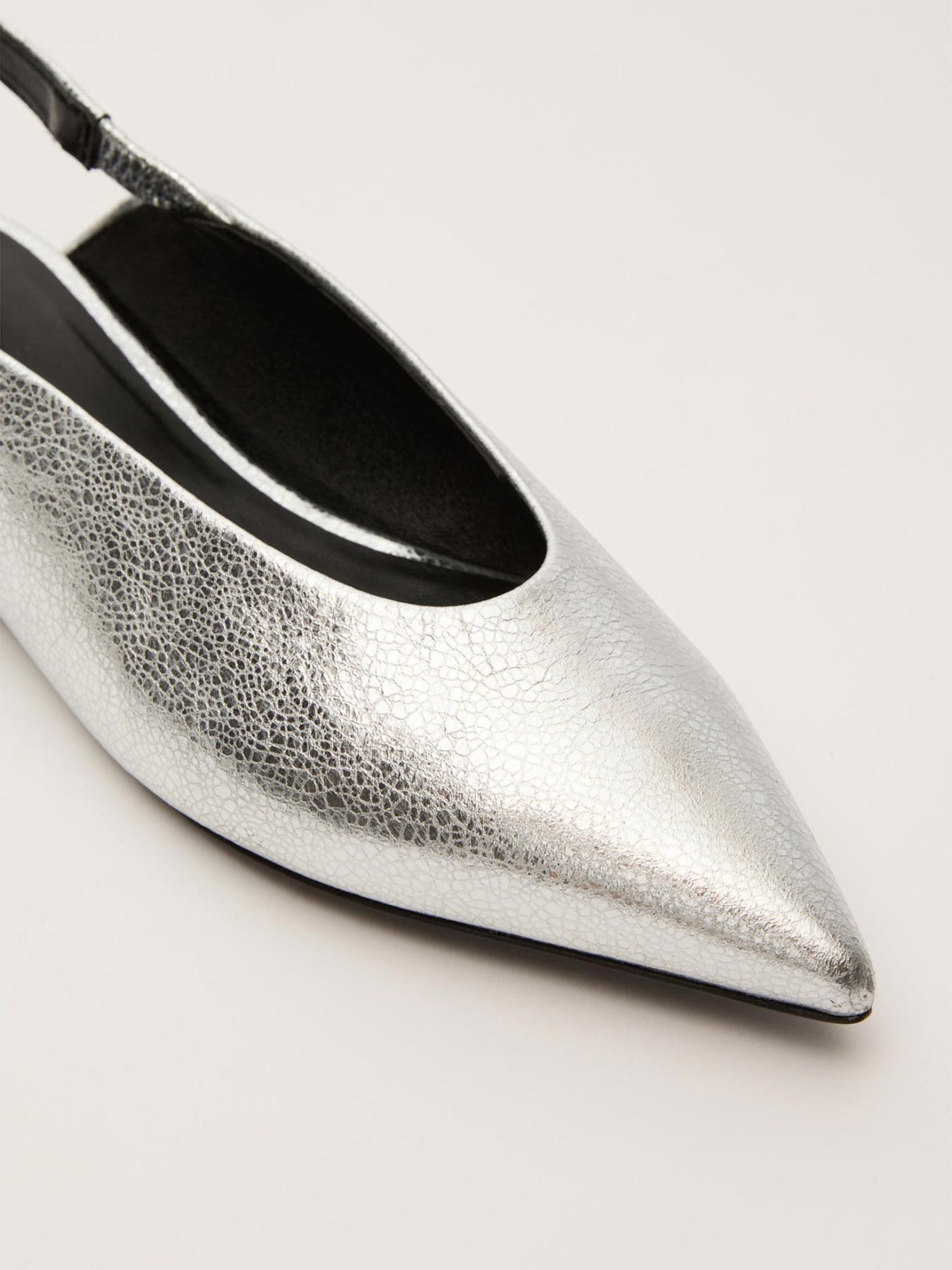 Ballerinas Slingback em Pele WKAARA