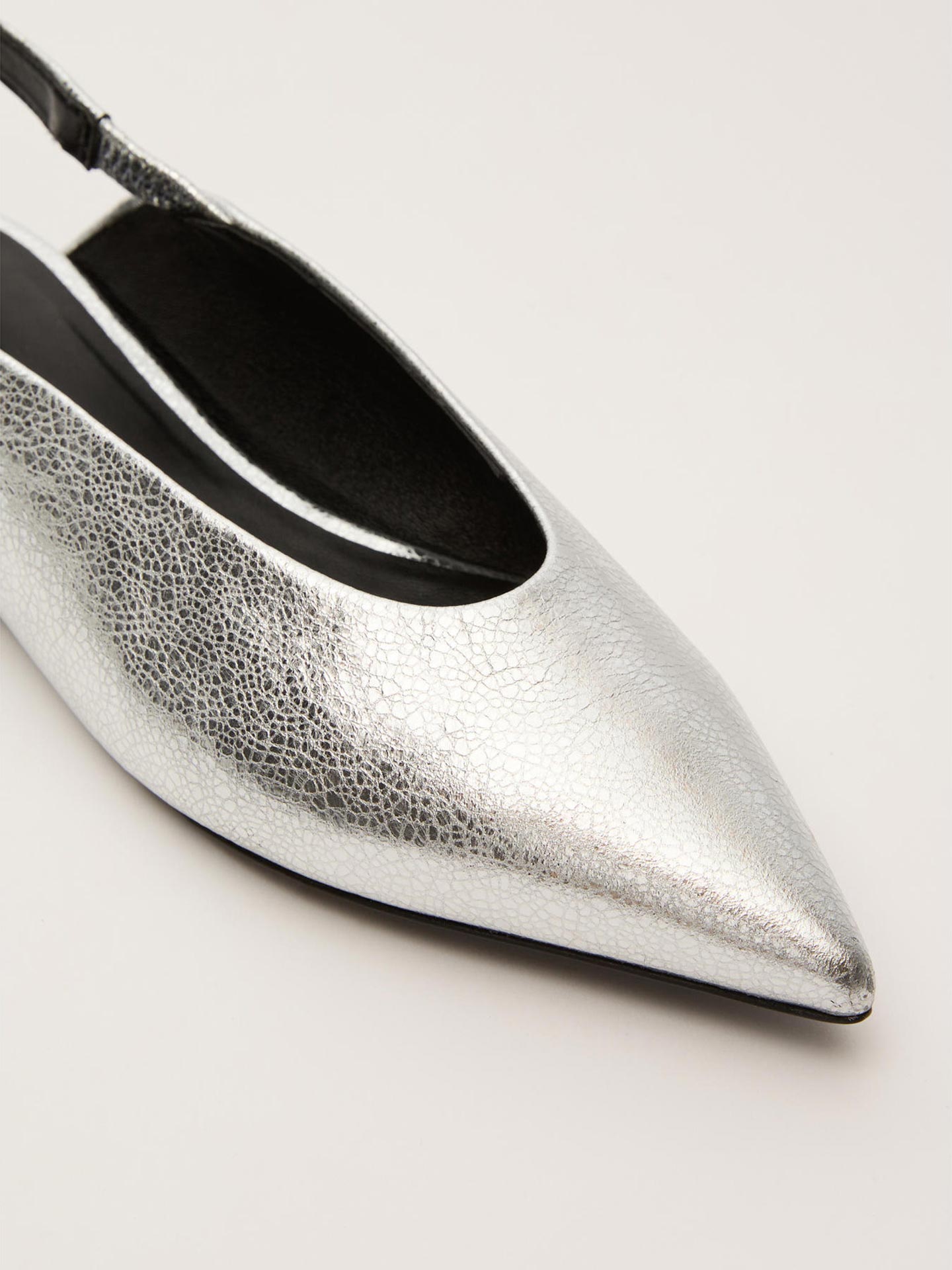 Ballerinas Slingback em Pele WKAARA