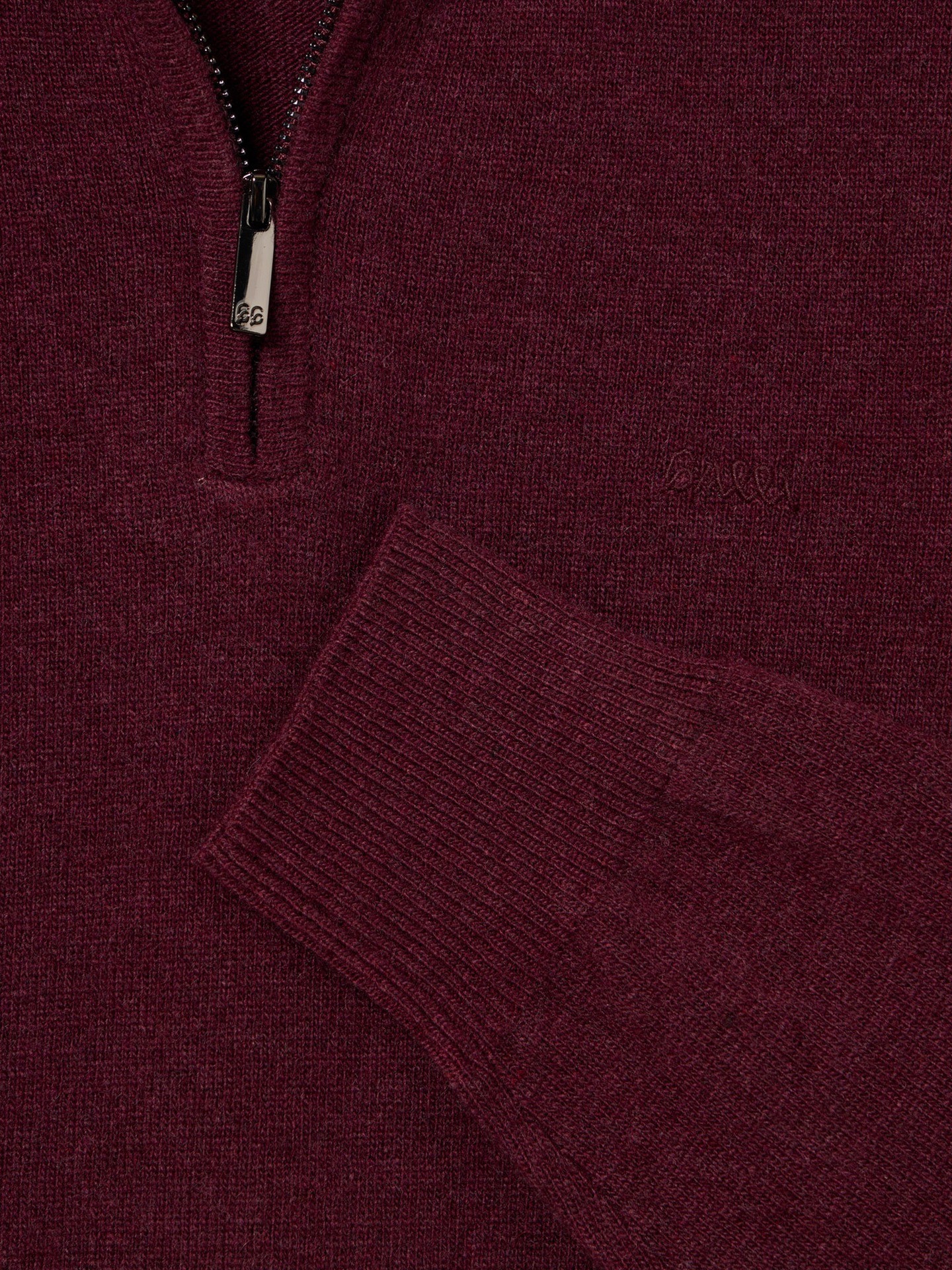Camisola de Malha com Meio Fecho de Correr