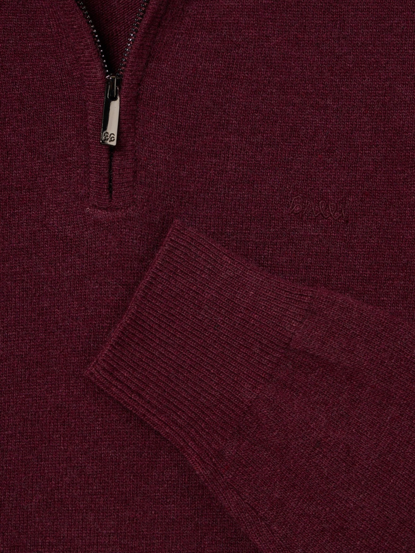 Camisola de Malha com Meio Fecho de Correr