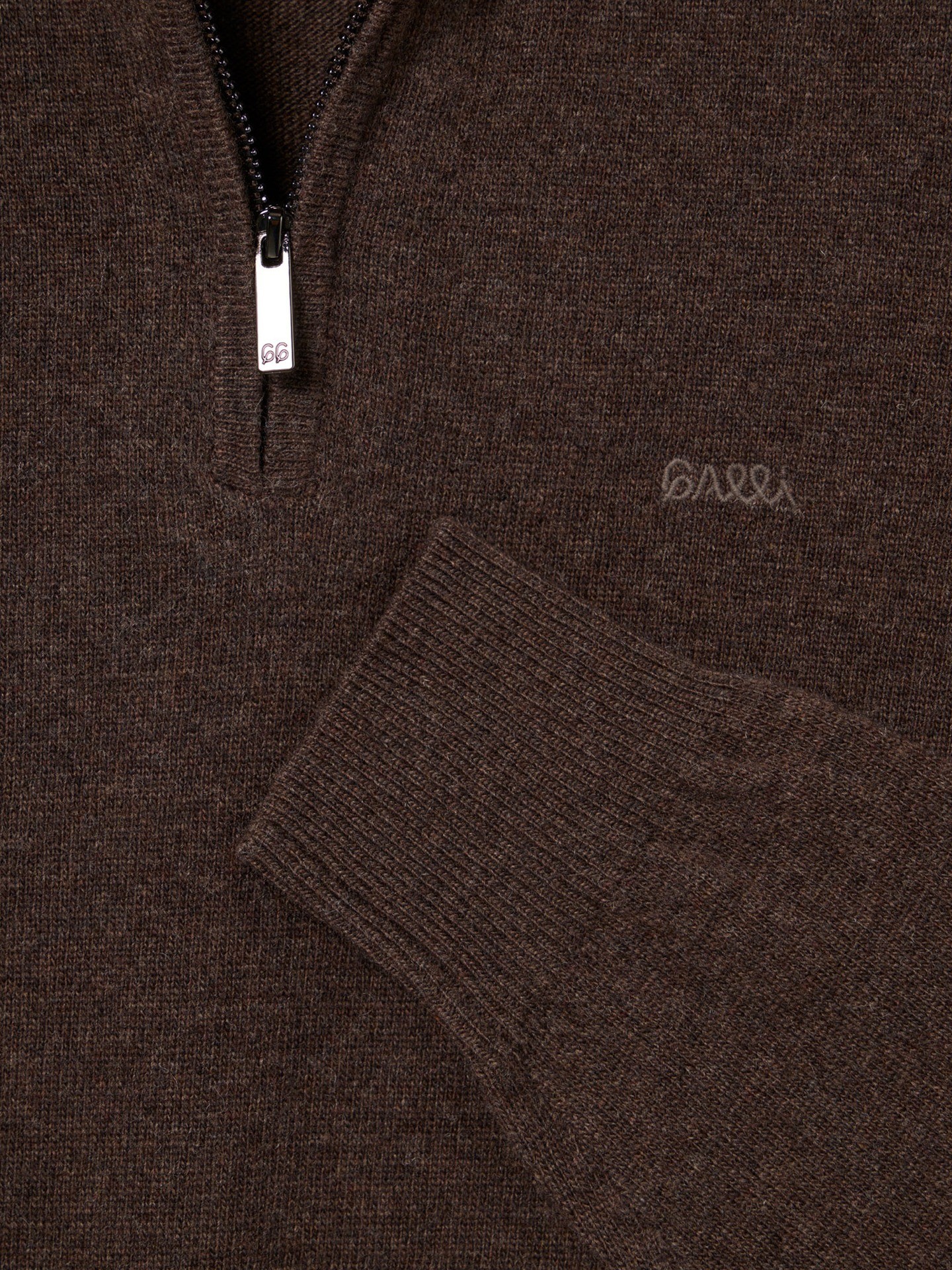 Camisola de Malha com Meio Fecho de Correr