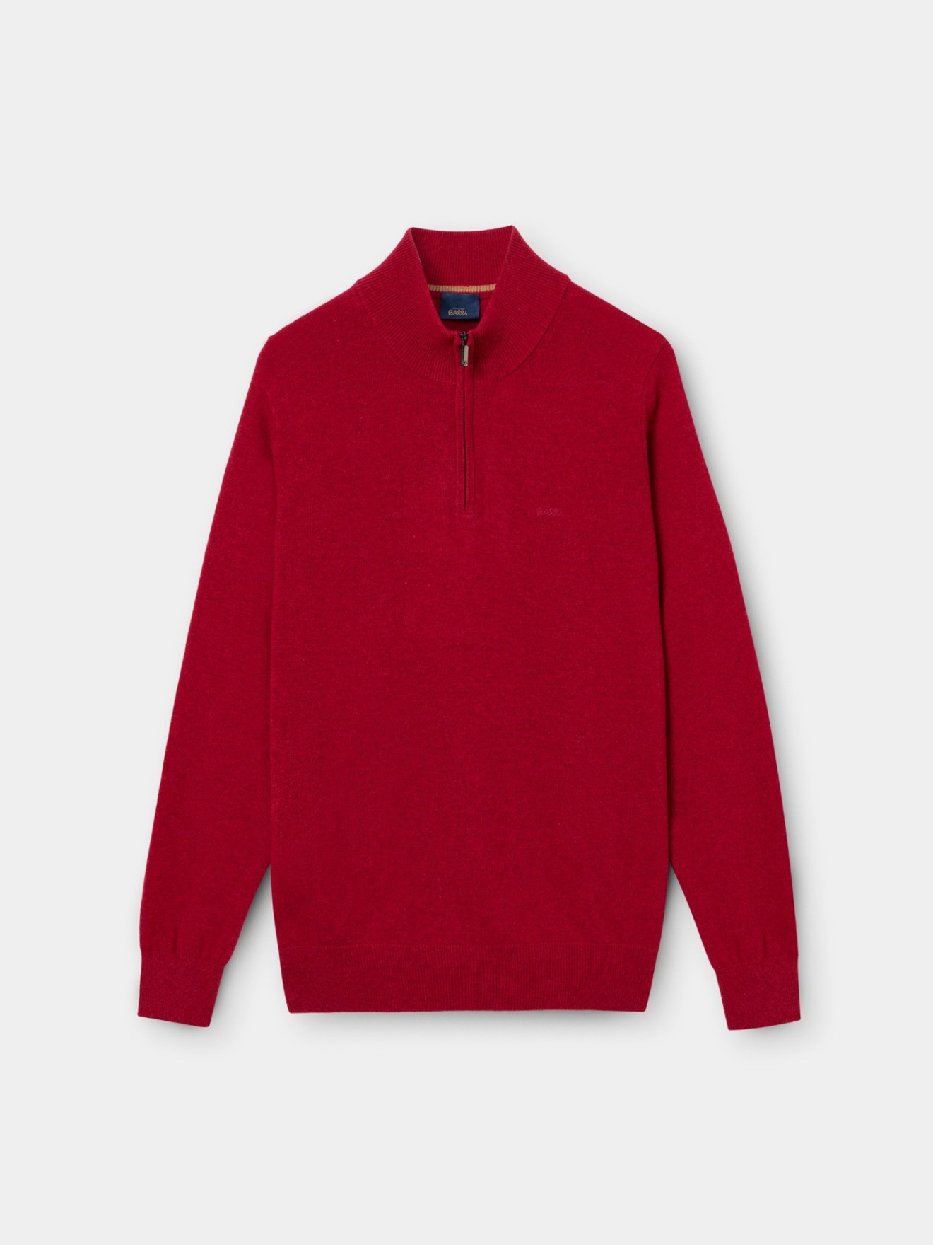 Camisola de Malha com Meio Fecho de Correr