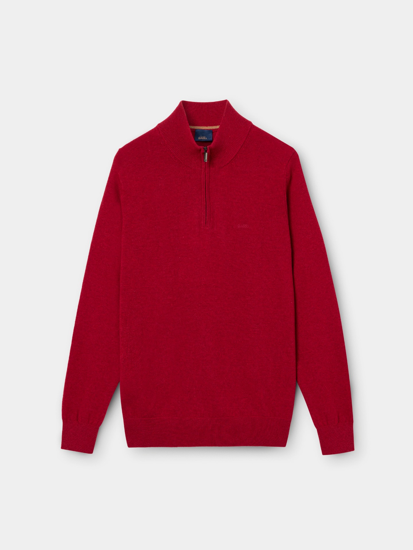 Camisola de Malha com Meio Fecho de Correr