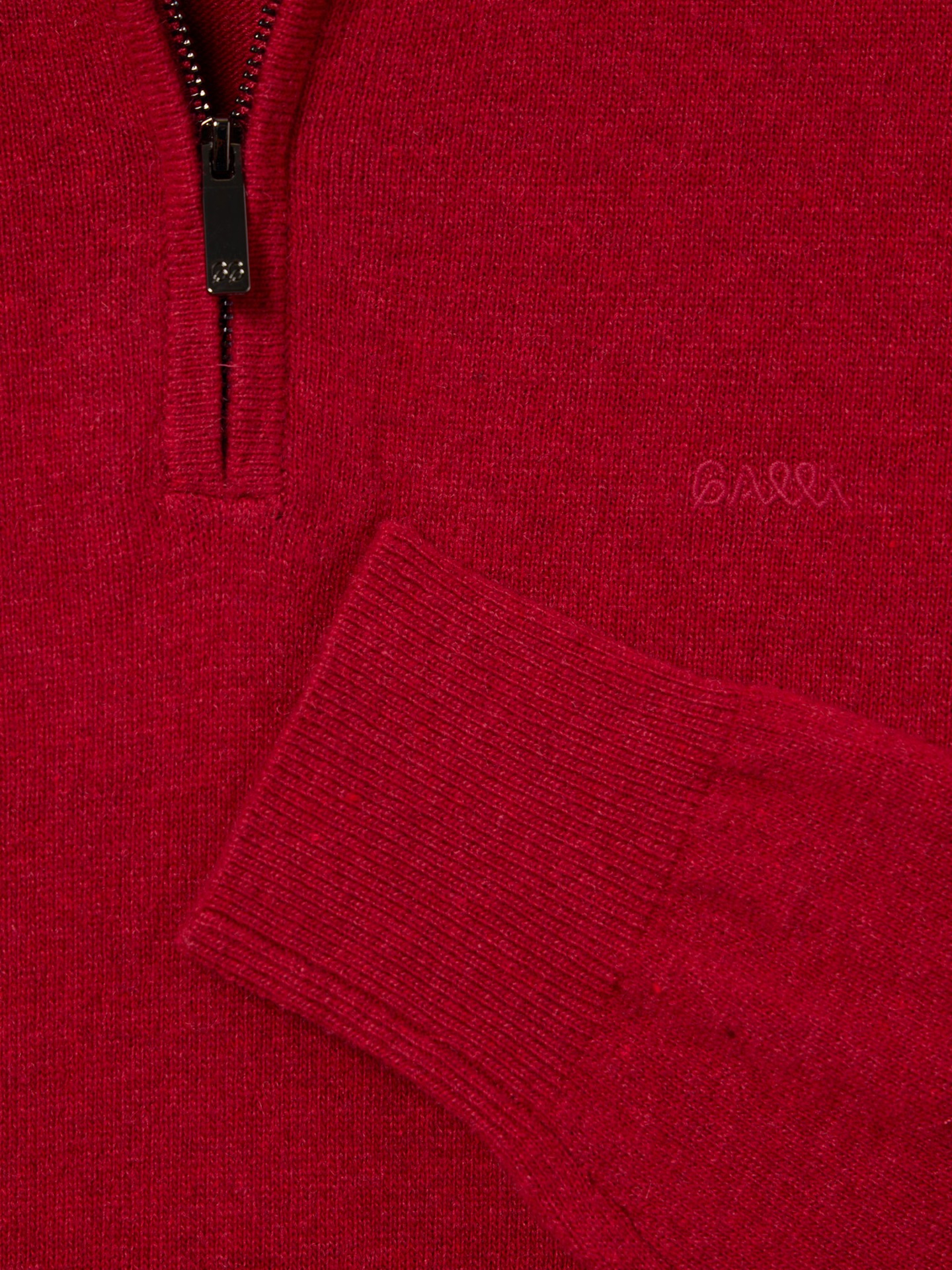 Camisola de Malha com Meio Fecho de Correr