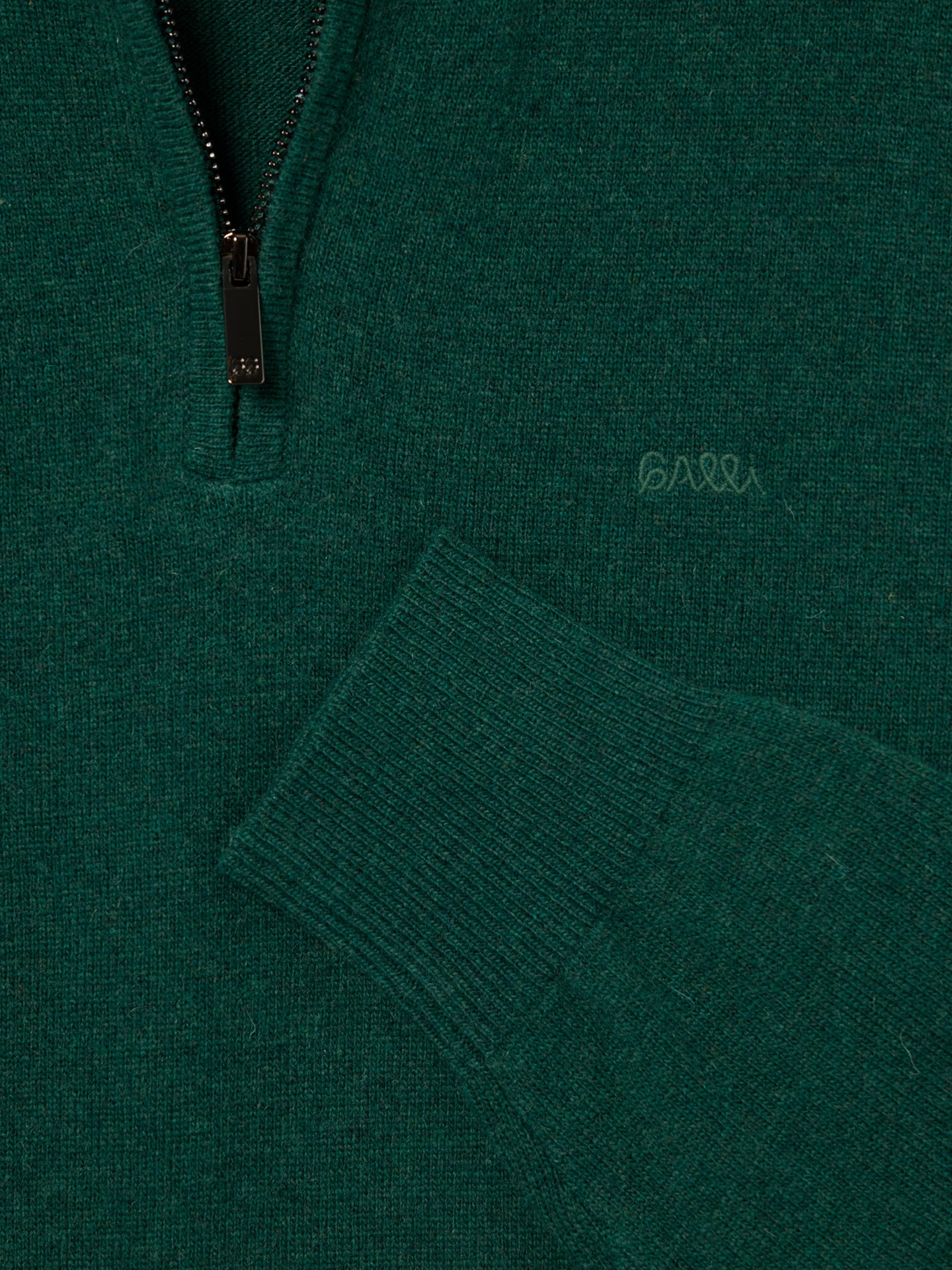 Camisola de Malha com Meio Fecho de Correr