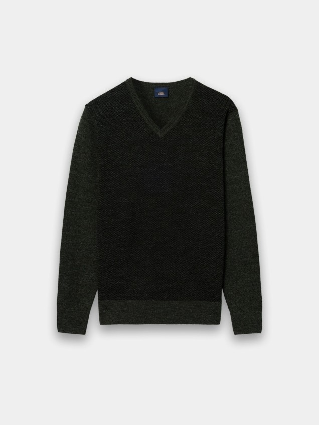 Camisola de Malha com Decote em V
