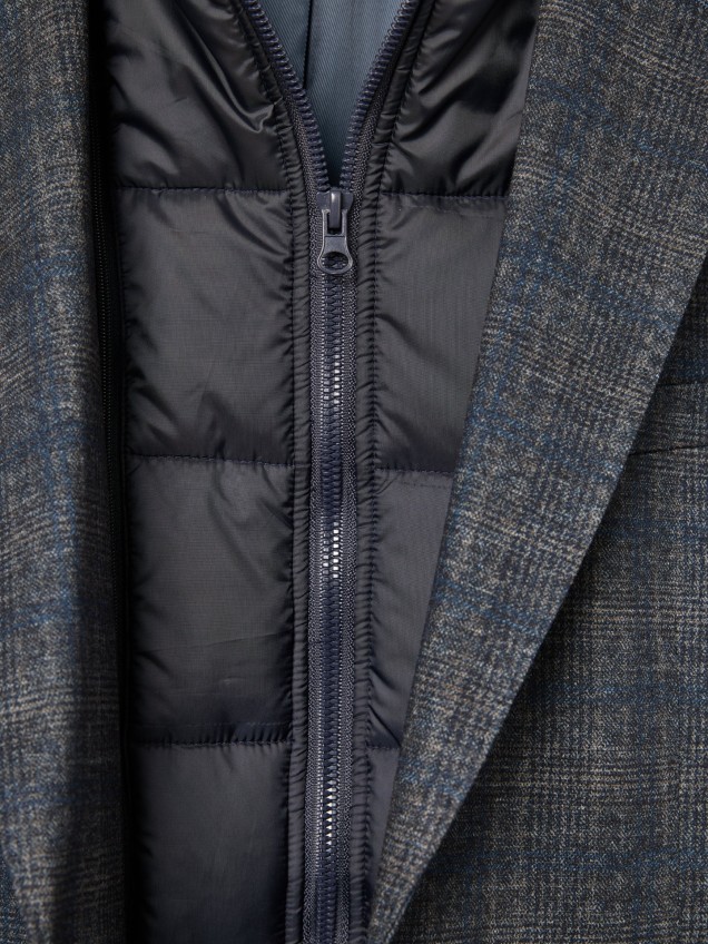 Blazer Slim Fit com Colete Interior