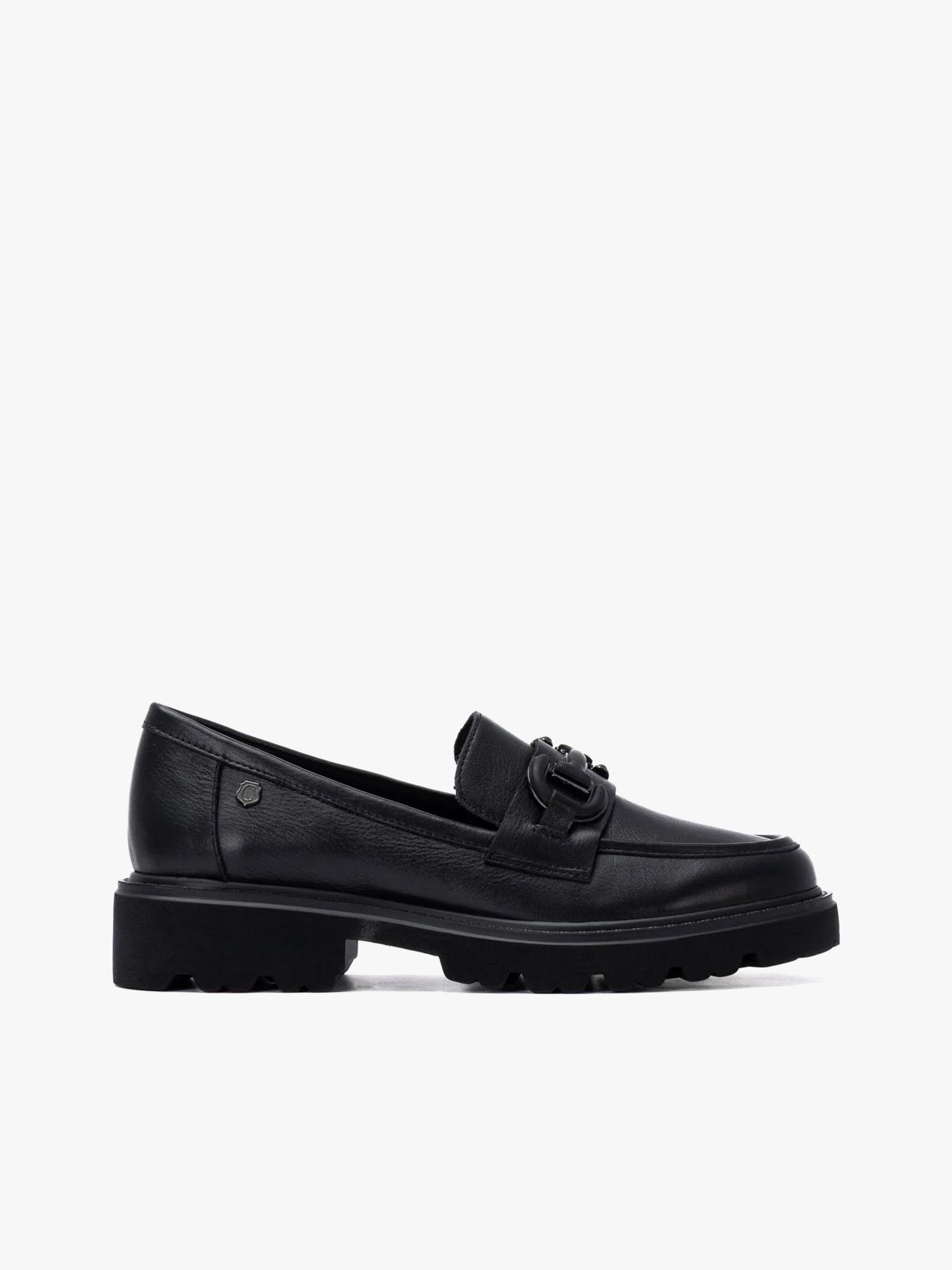 Mocassins em Pele com Sola Grossa