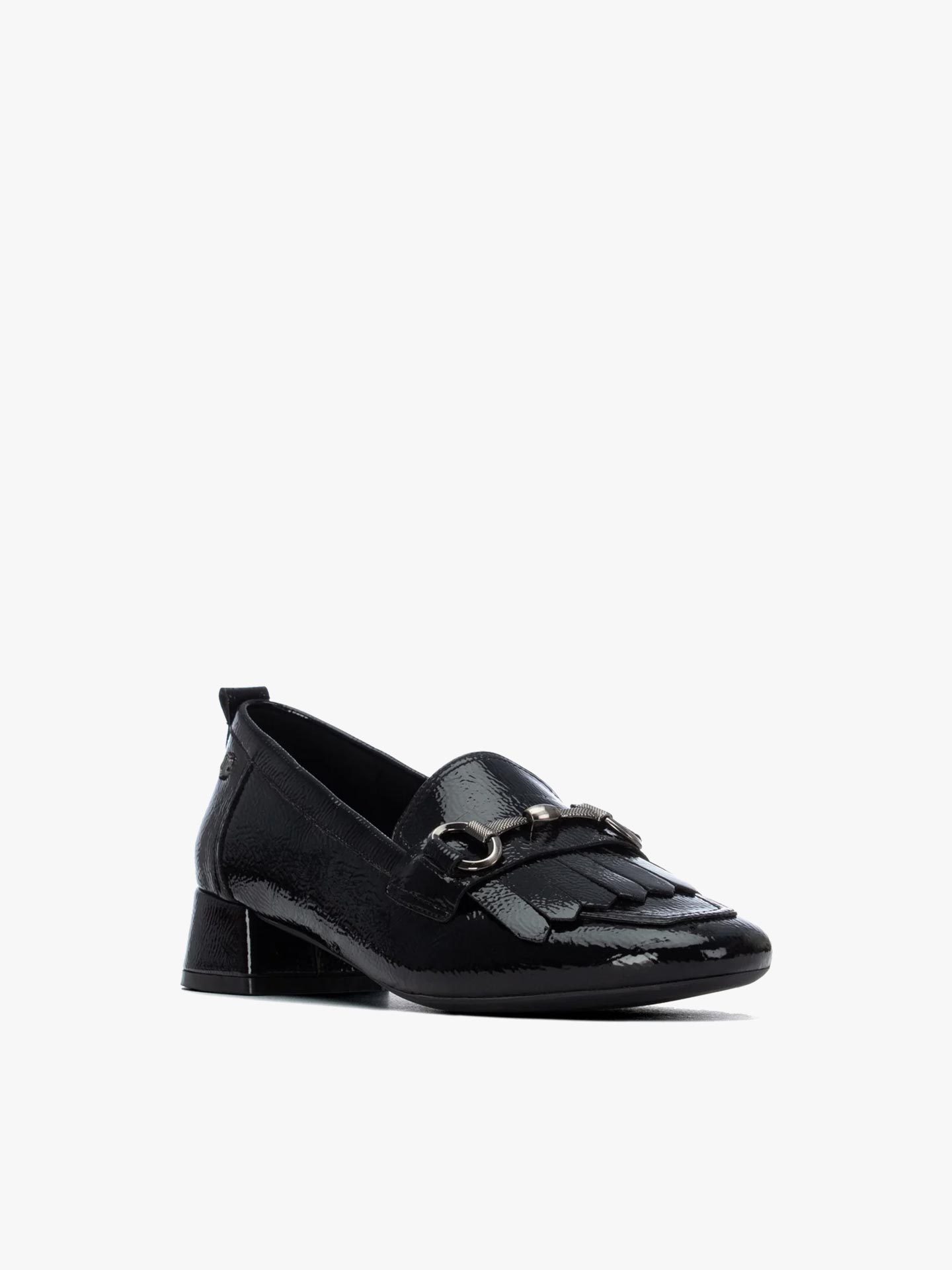 Sapatos em Verniz com Salto Baixo