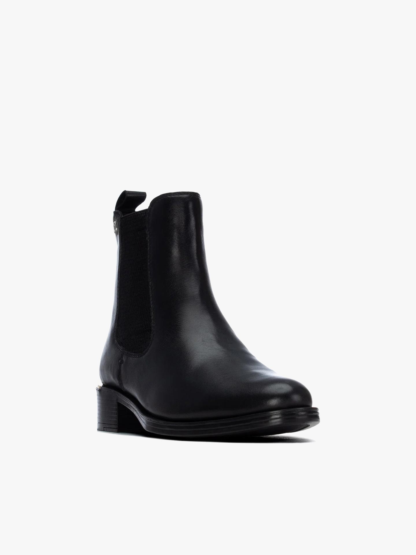 Botins em Pele com Elásticos