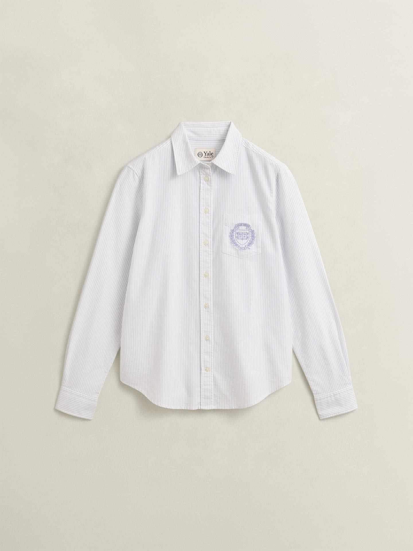 Camisa de Algodão às Riscas