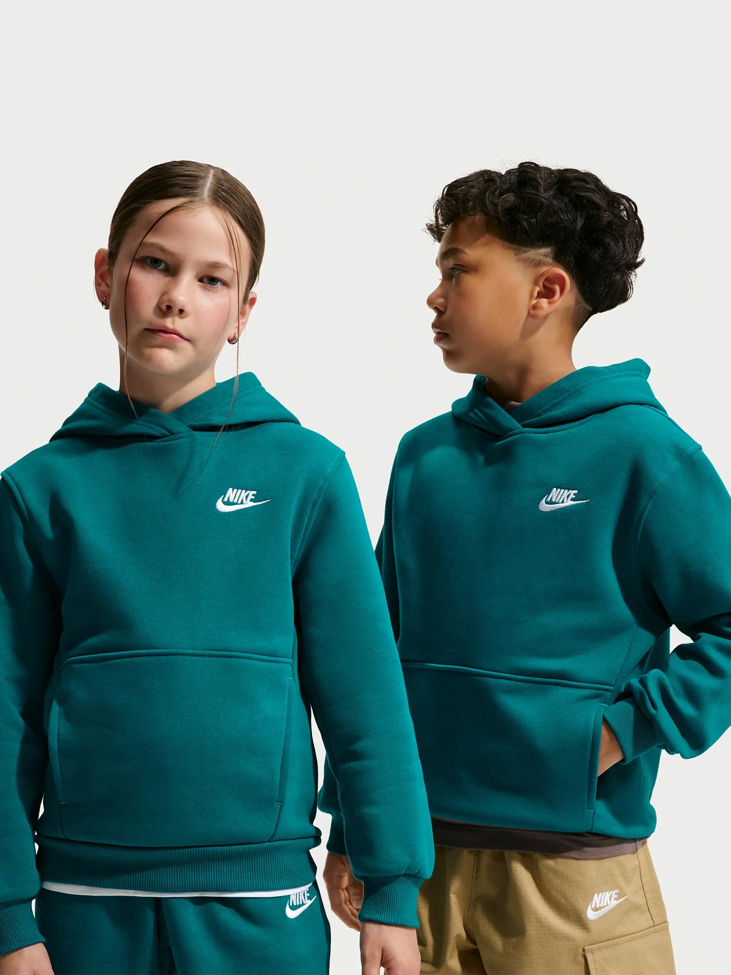 Sweatshirt com Capuz Sportswear Club Fleece