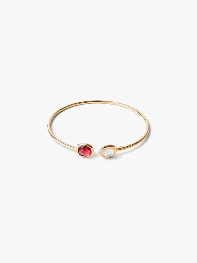 Pulseira Rígida com Pedras