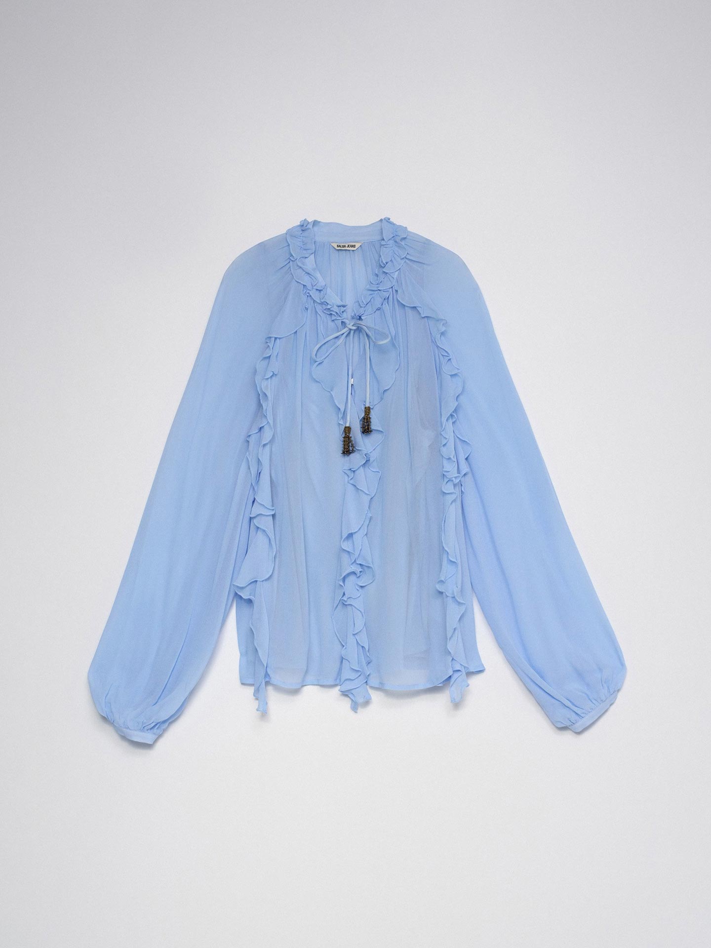 Blusa com Folhos