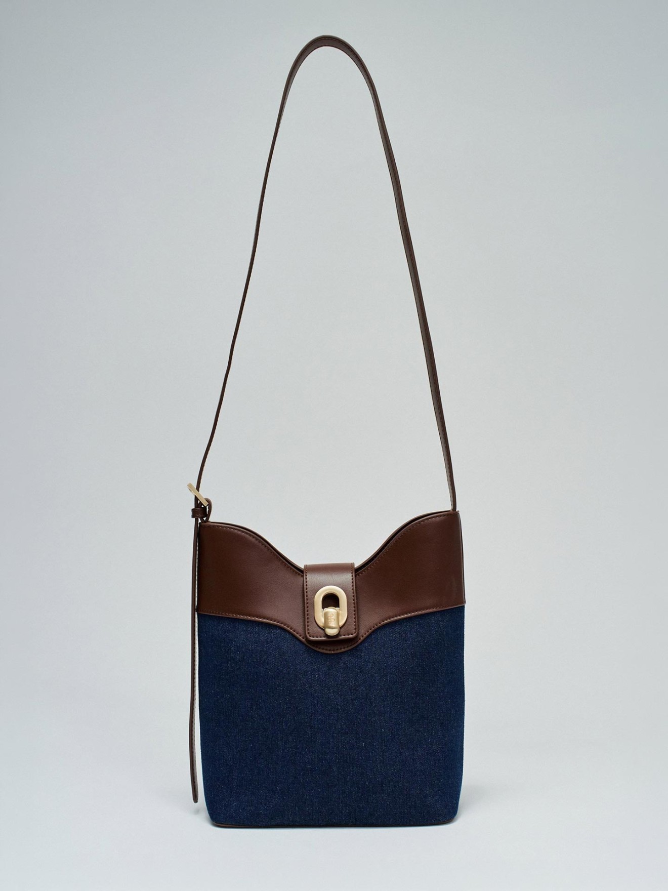Mala Tote em Denim e Polipele