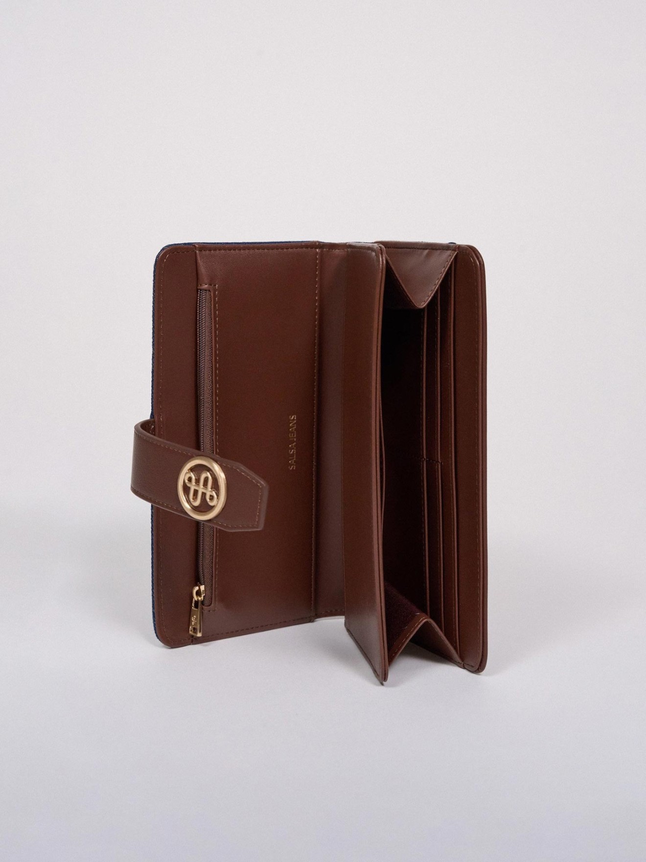 Porta-moedas em Denim e Polipele