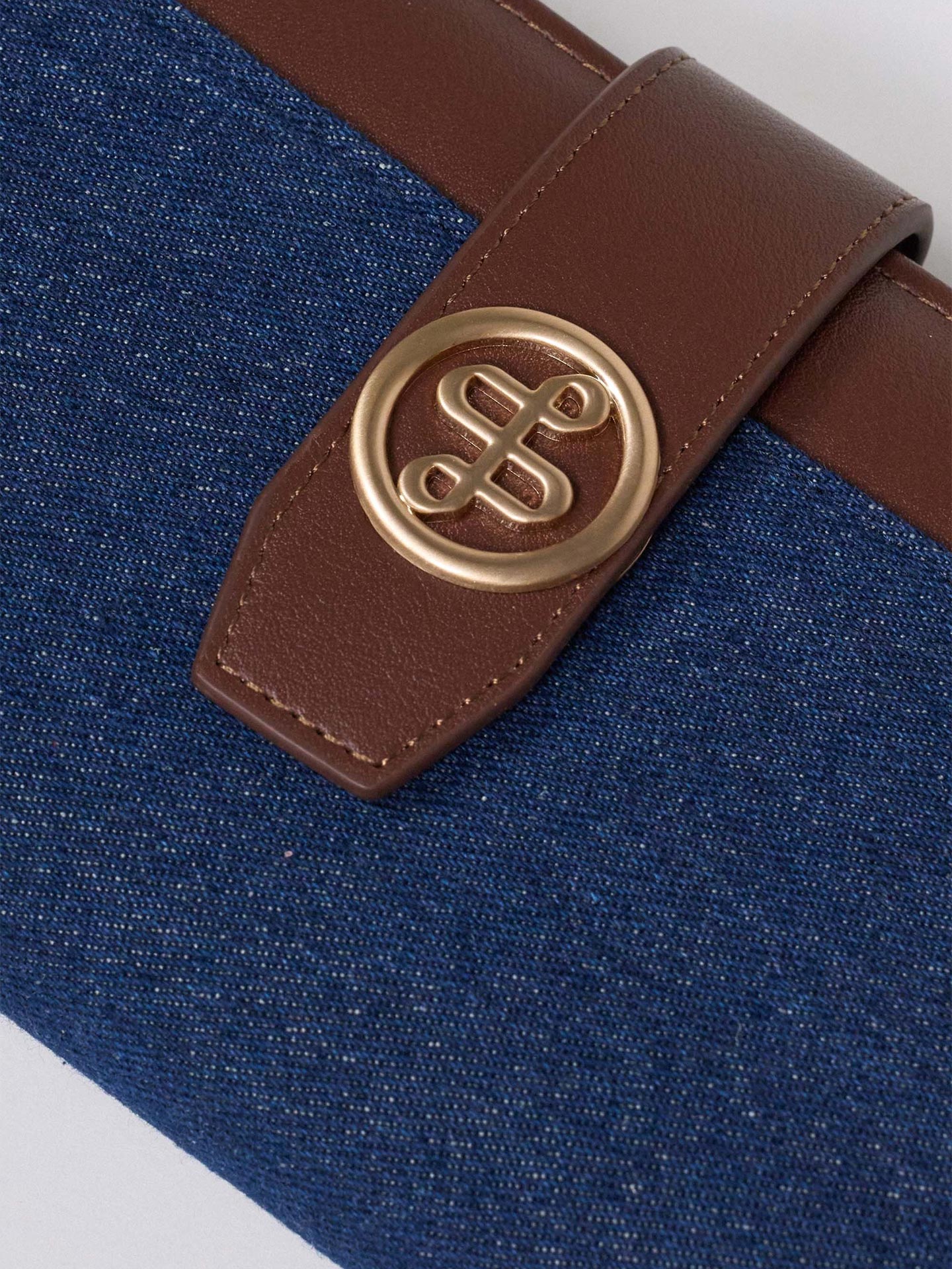Porta-moedas em Denim e Polipele