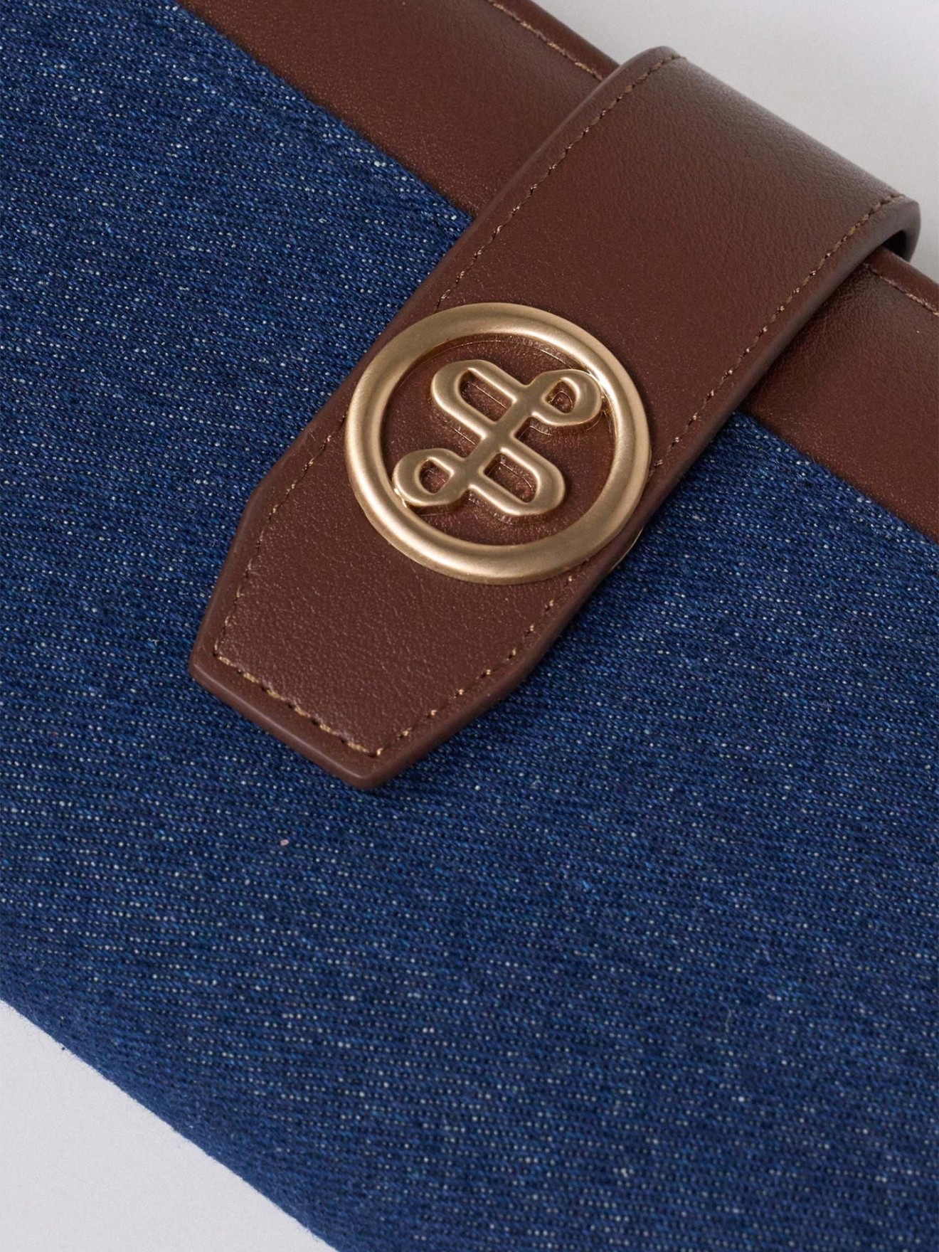 Porta-moedas em Denim e Polipele