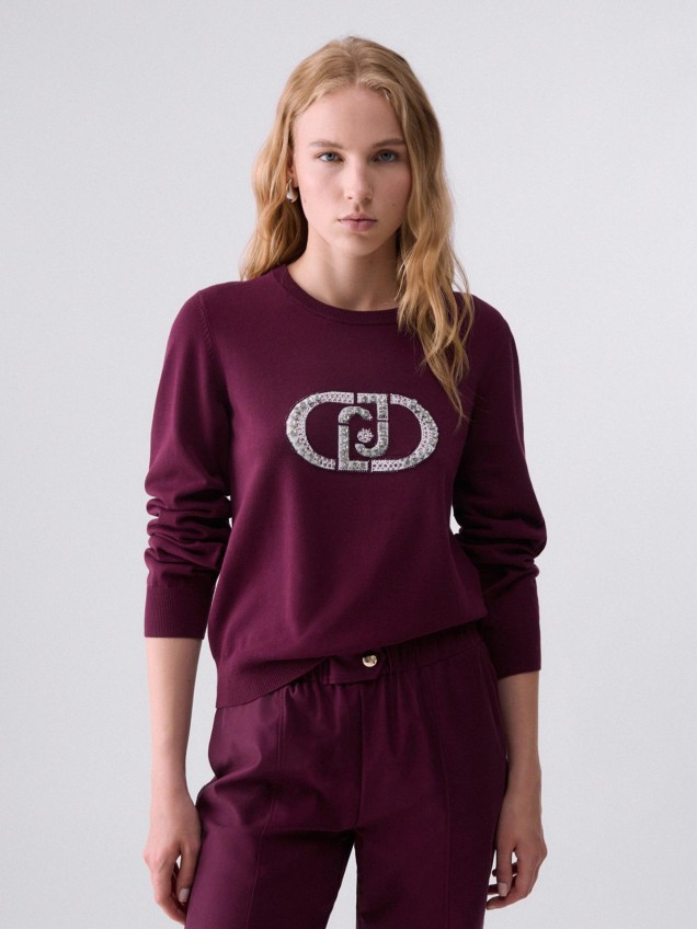Camisola com Log�tipo Monograma