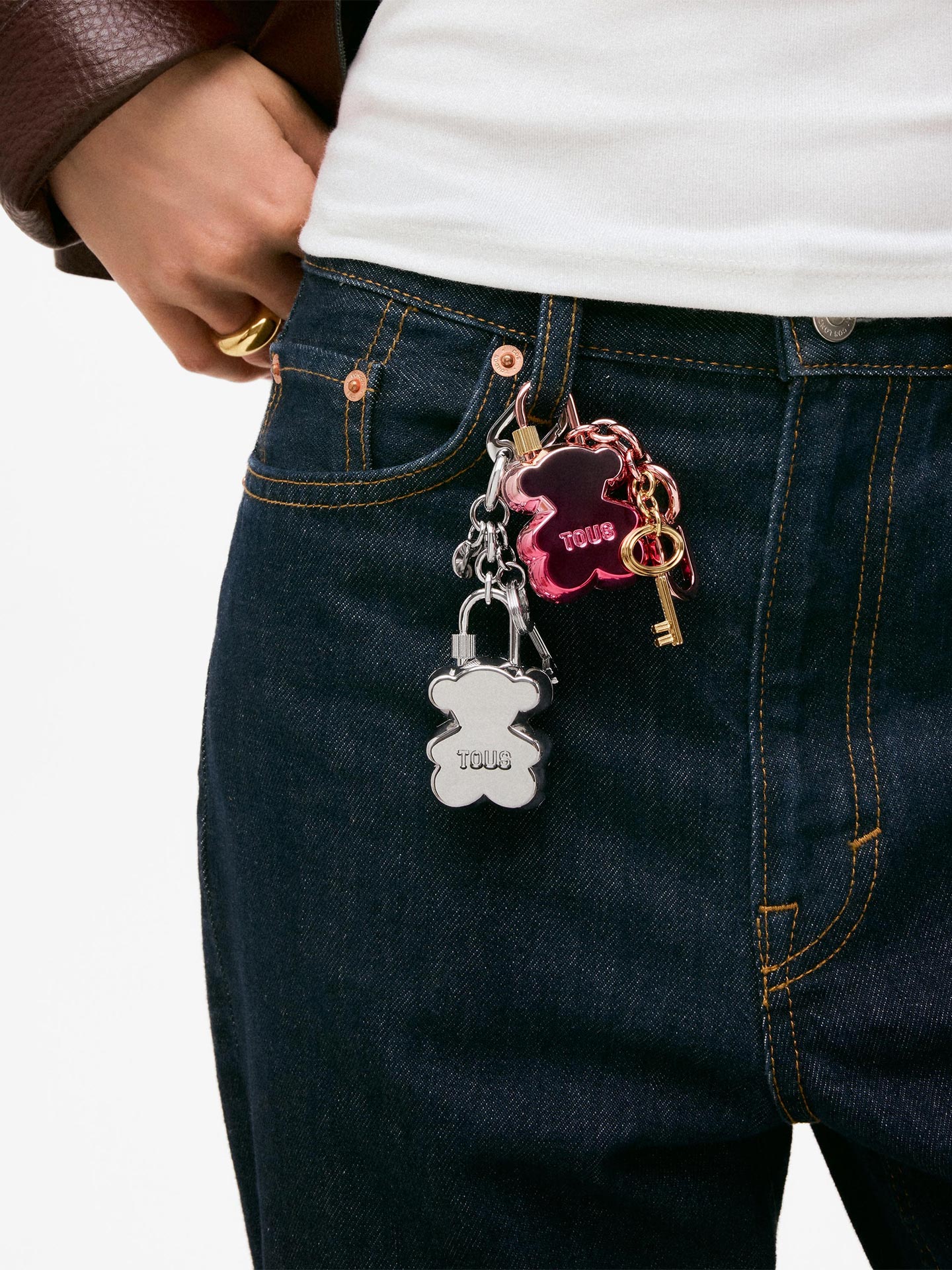 Porta-chaves com Urso e Chave Bear Lock