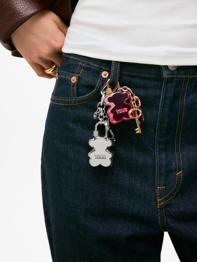 Porta-chaves com Urso e Chave Bear Lock