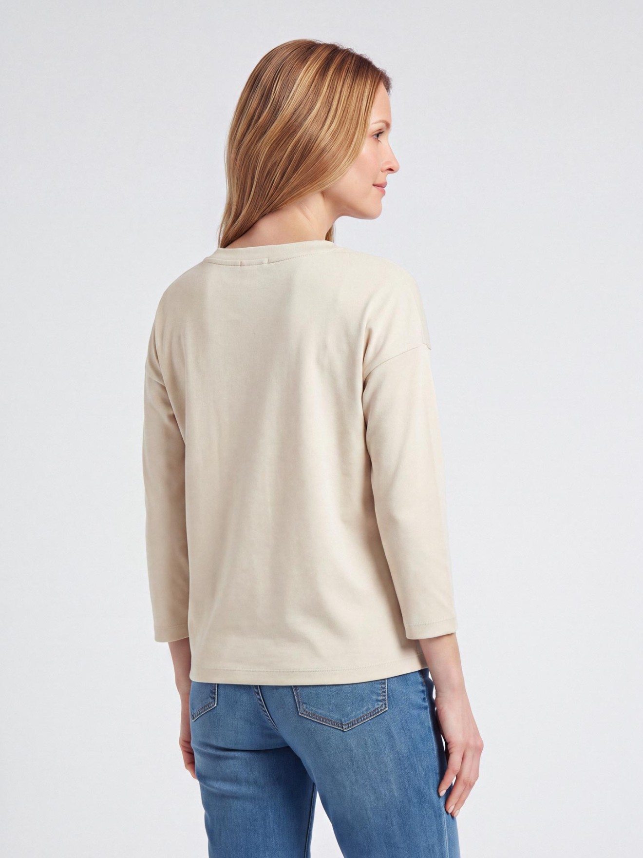 Camisola com Pormenor de Renda