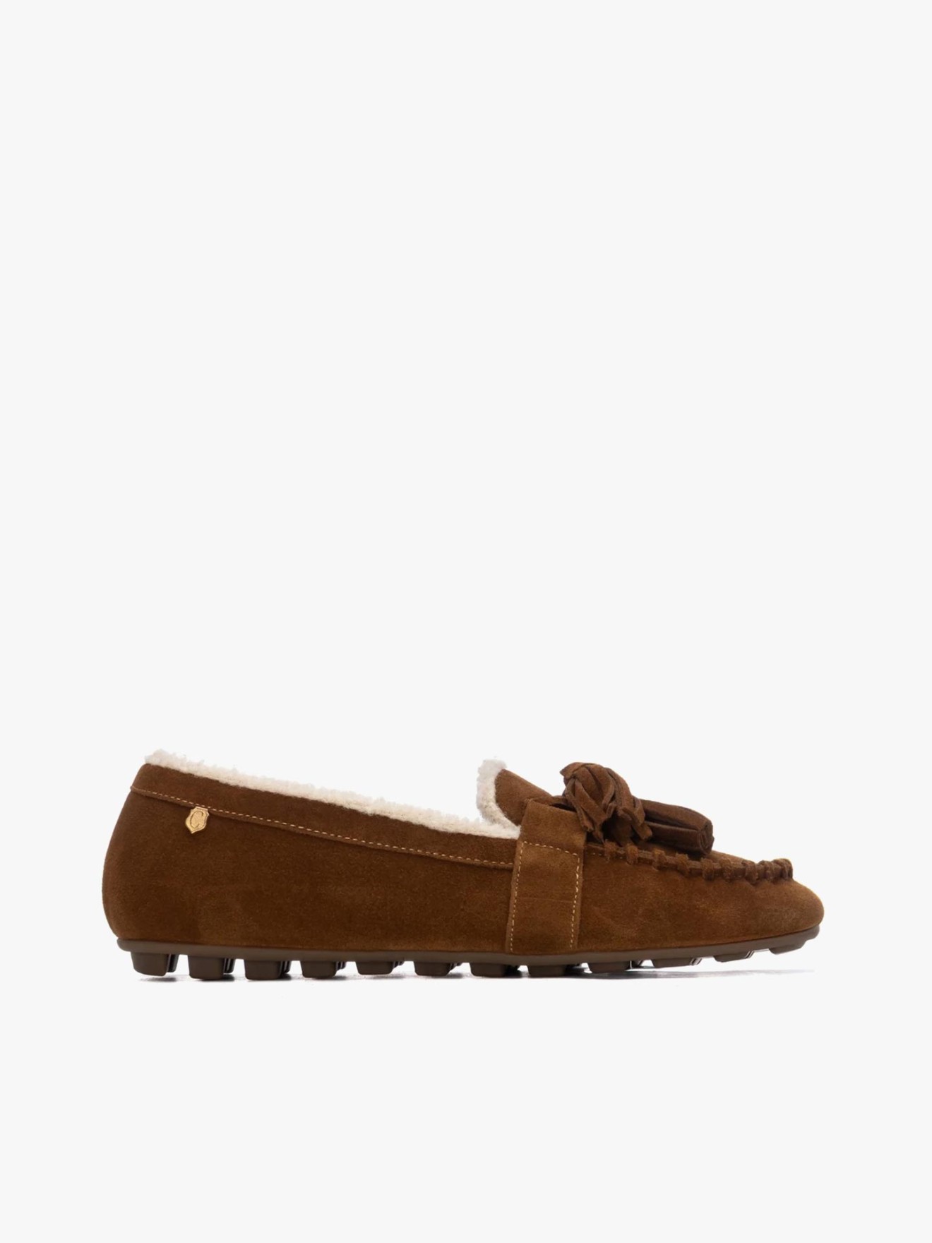 Mocassins em Pele com Forro