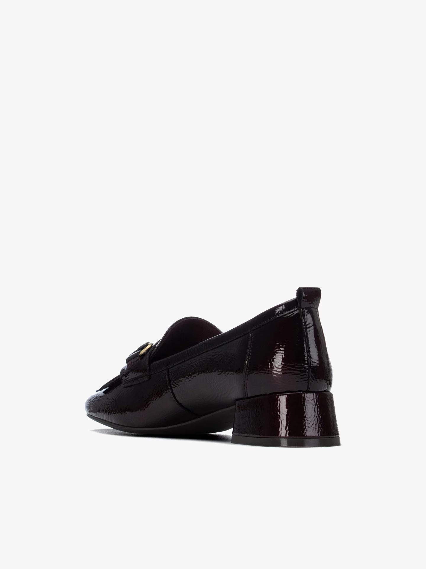 Sapatos em Verniz com Salto Baixo
