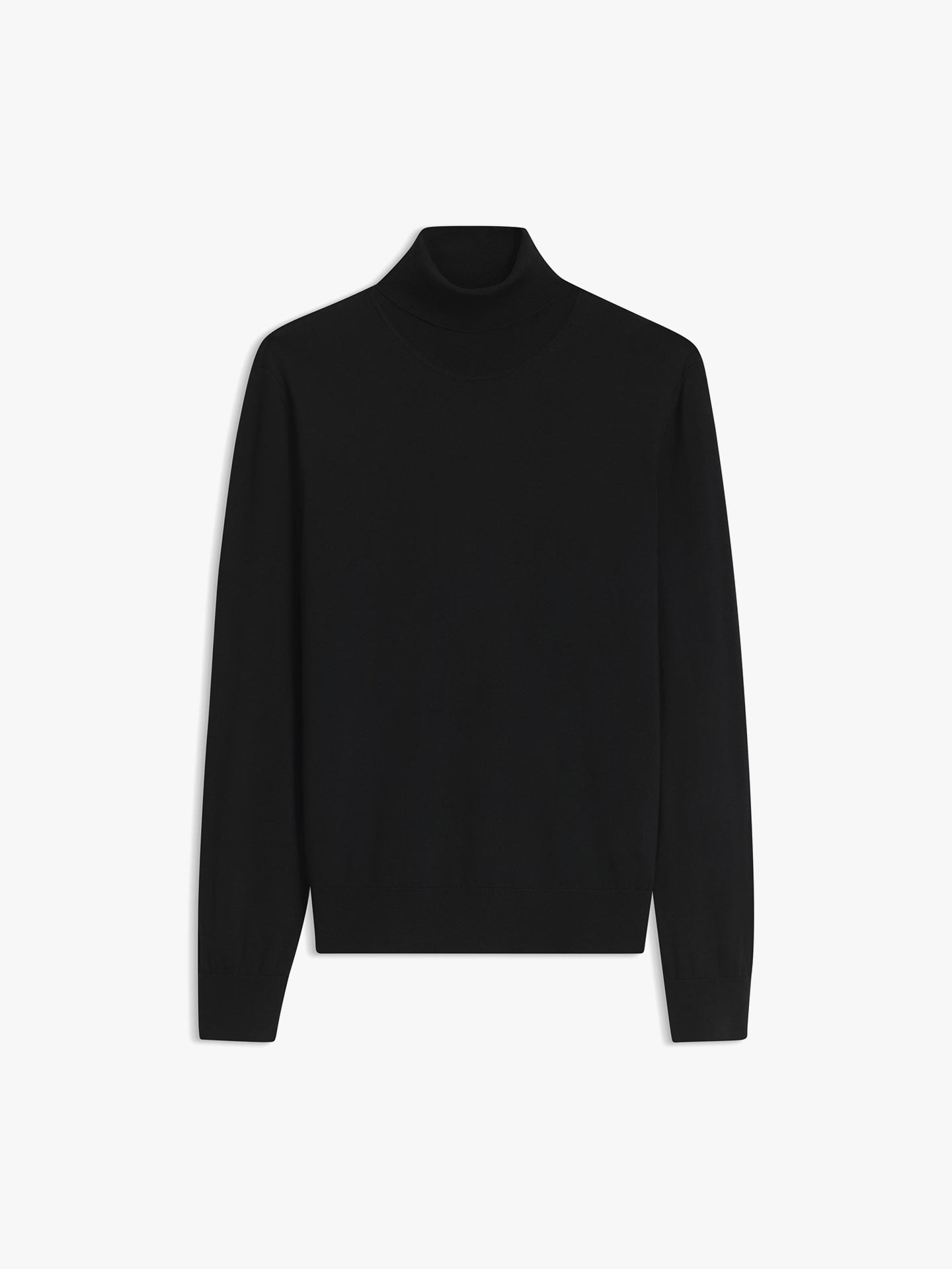 Camisola de Gola Alta em Lã