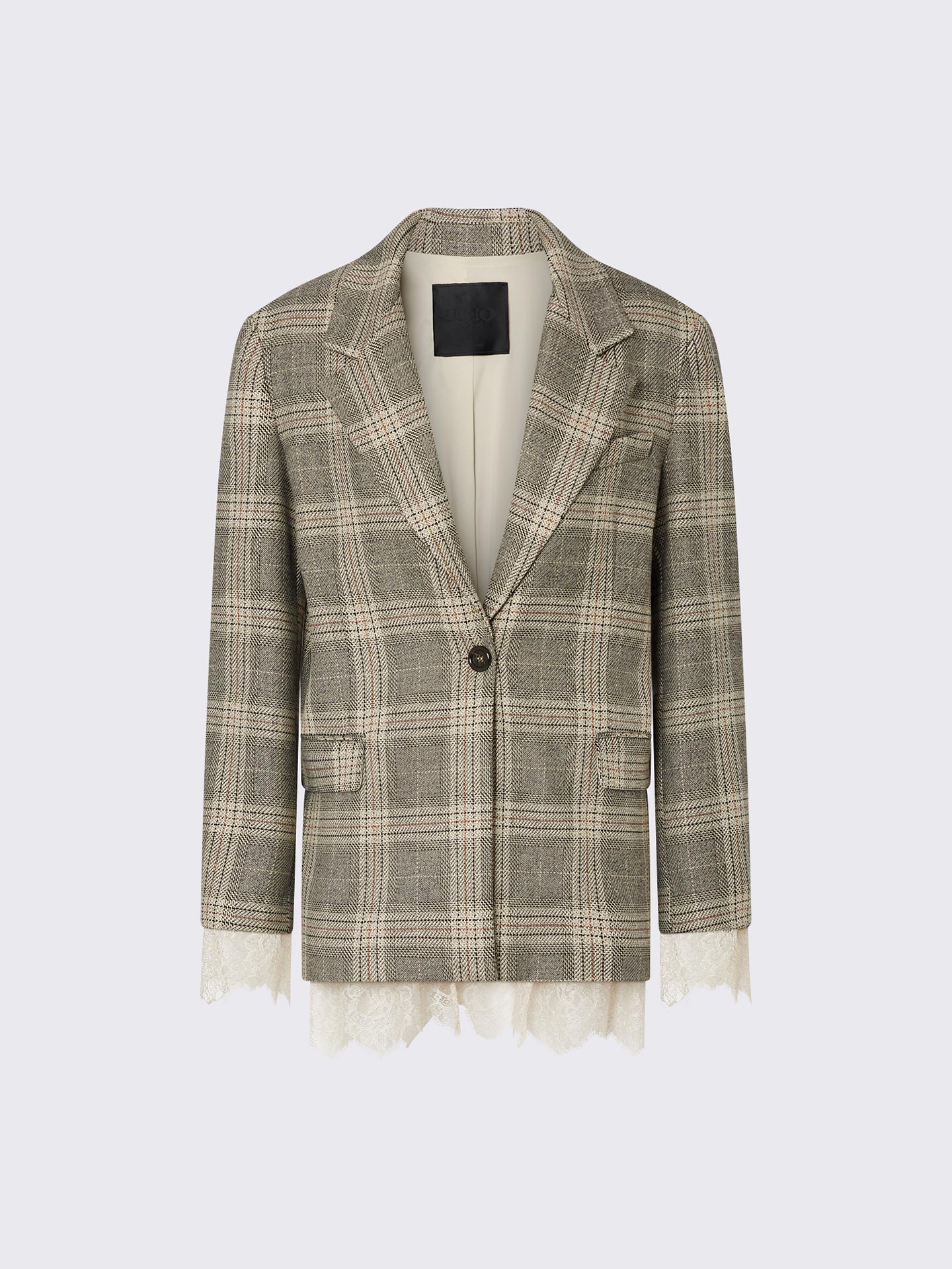 Blazer com Padrão Xadrez