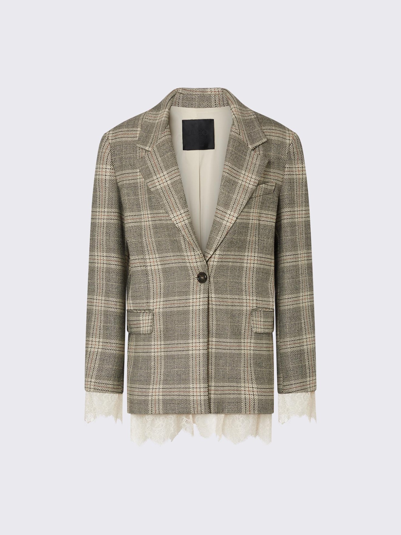 Blazer com Padrão Xadrez
