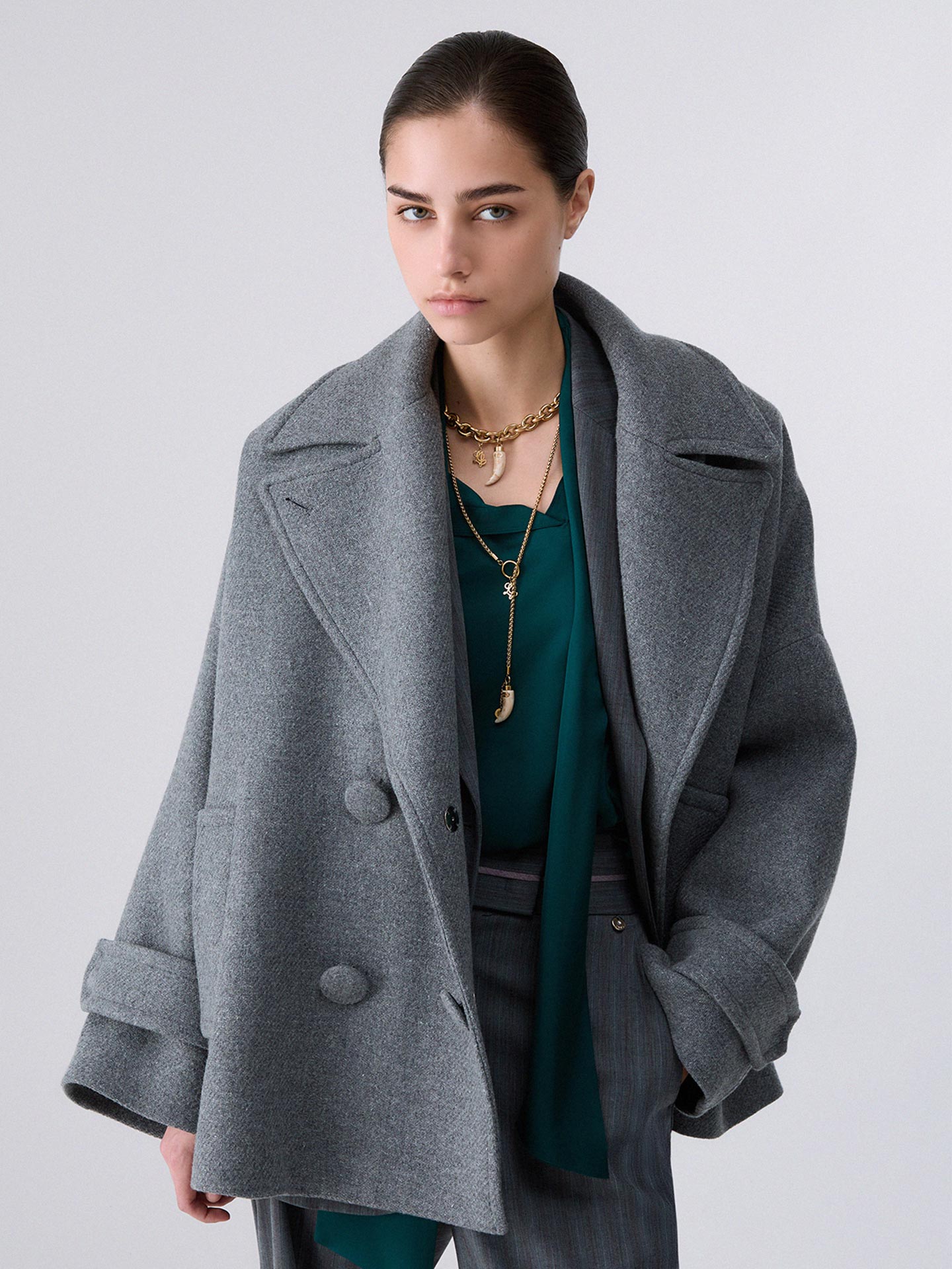 Casaco Curto Oversize