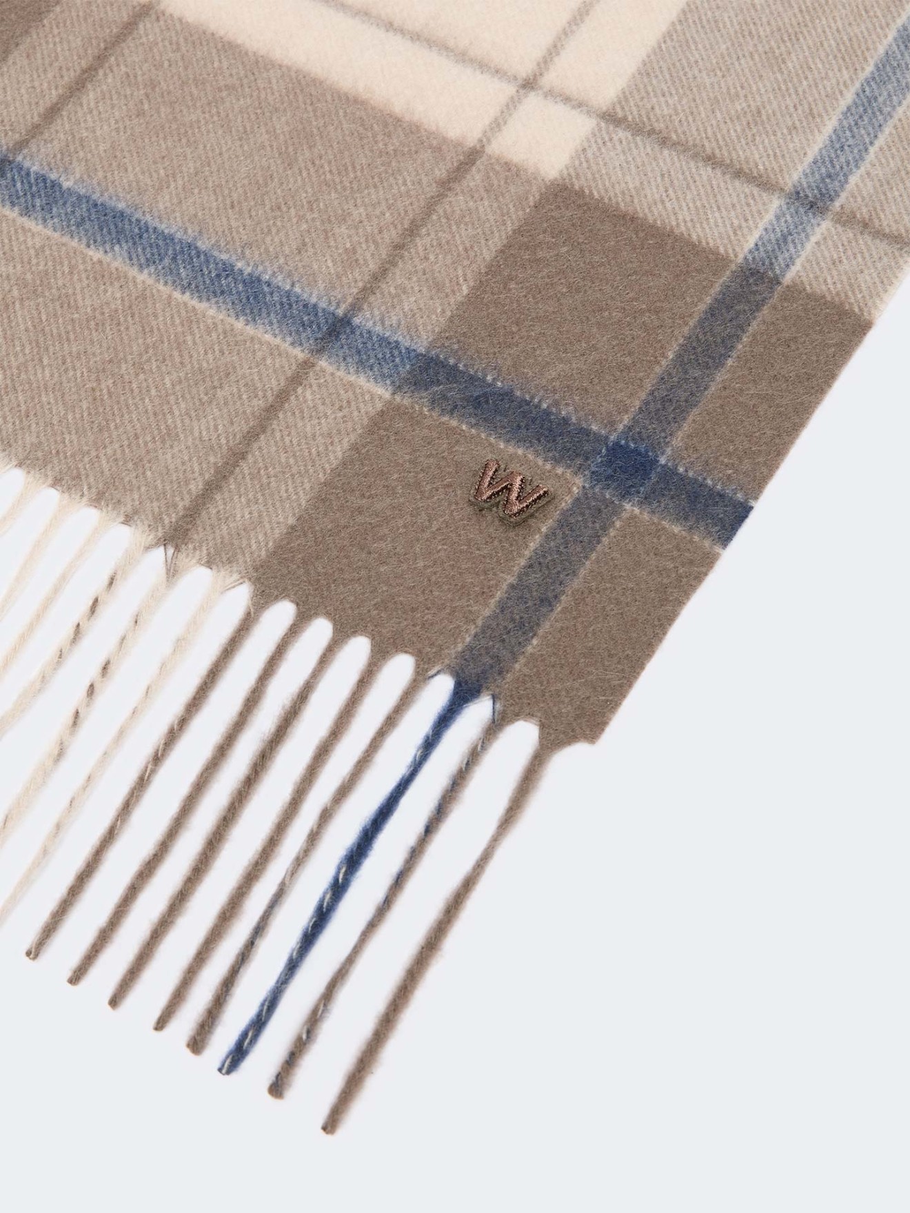 Cachecol com Padr�o Tartan WKACATONE