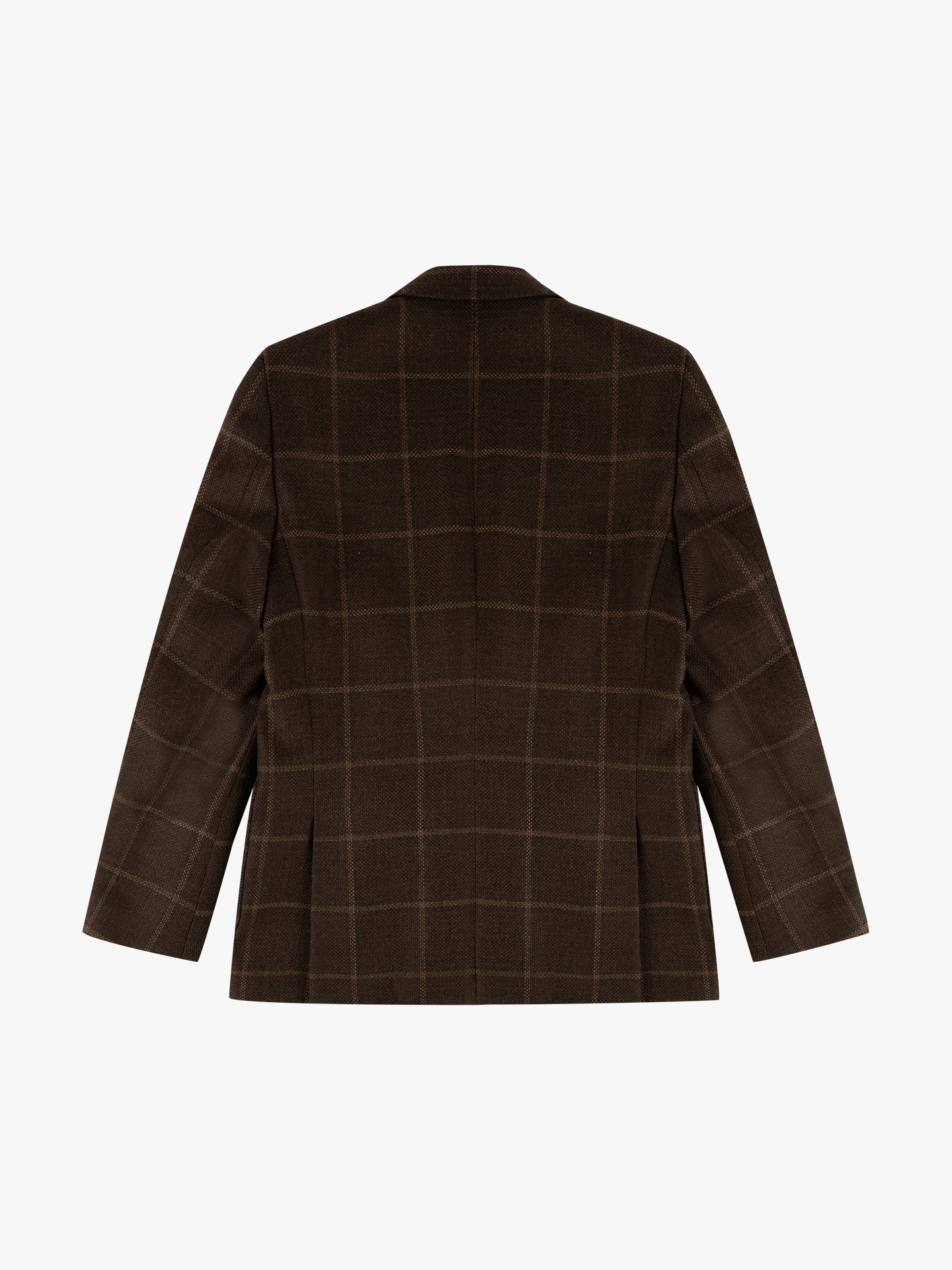 Blazer Slim Fit com Padrão de Xadrez