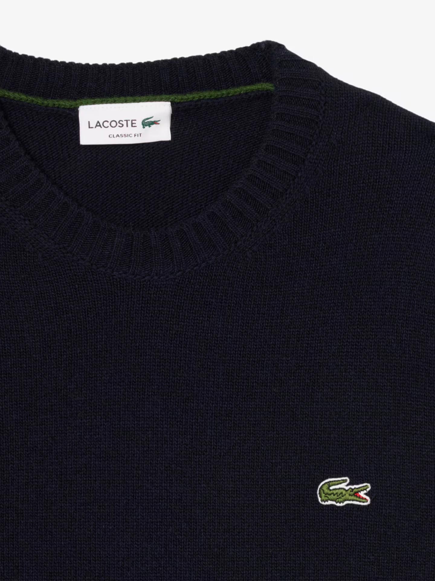 Camisola de Gola Redonda em Lã Cardada
