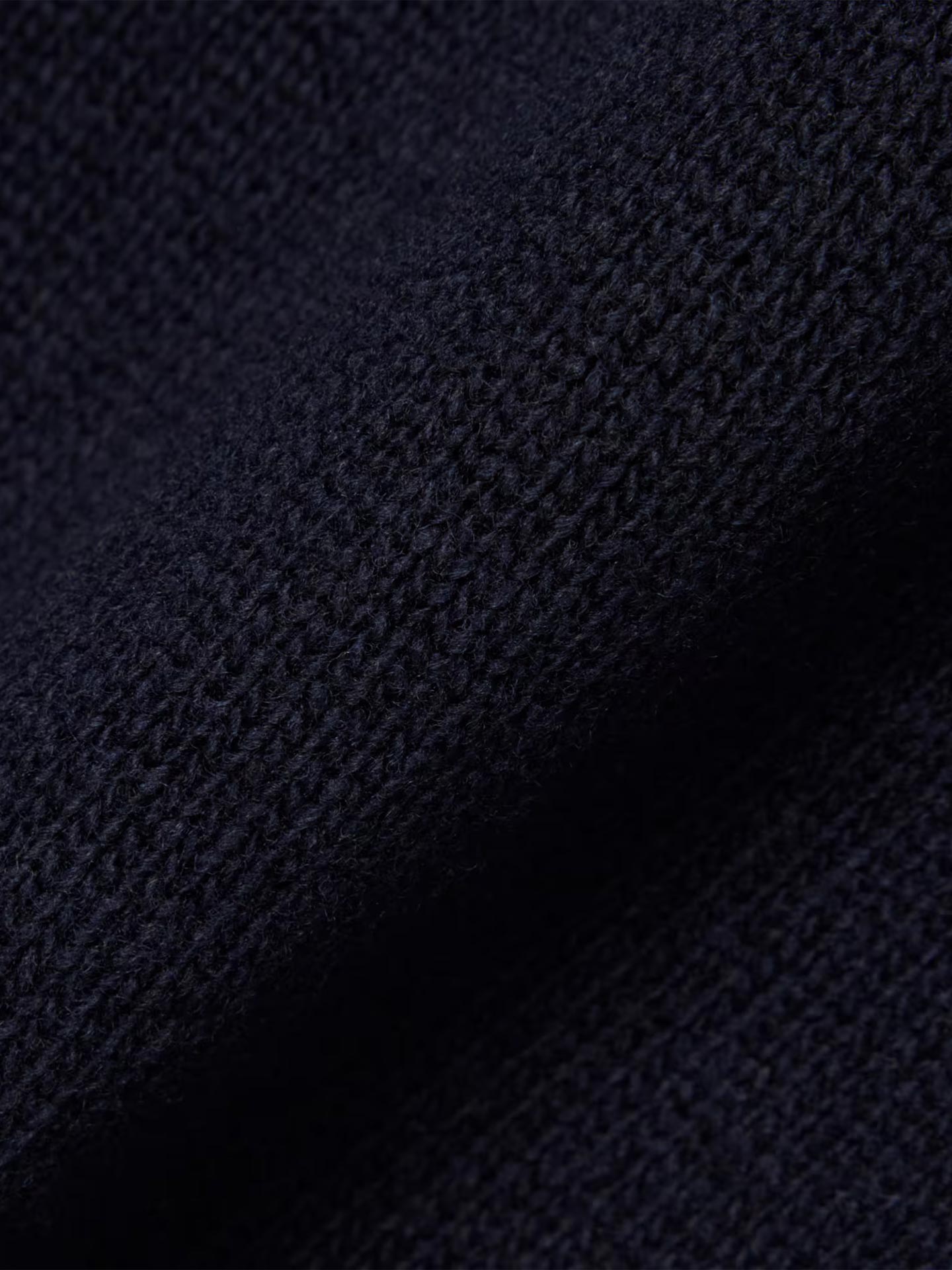 Camisola de Gola Redonda em Lã Cardada