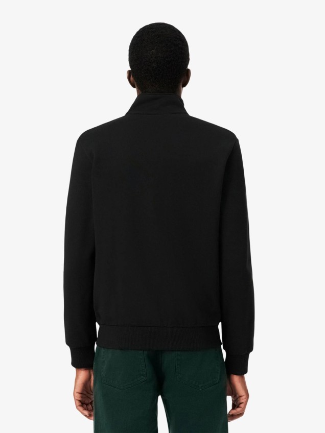 Sweatshirt de Felpa com Fecho de Correr