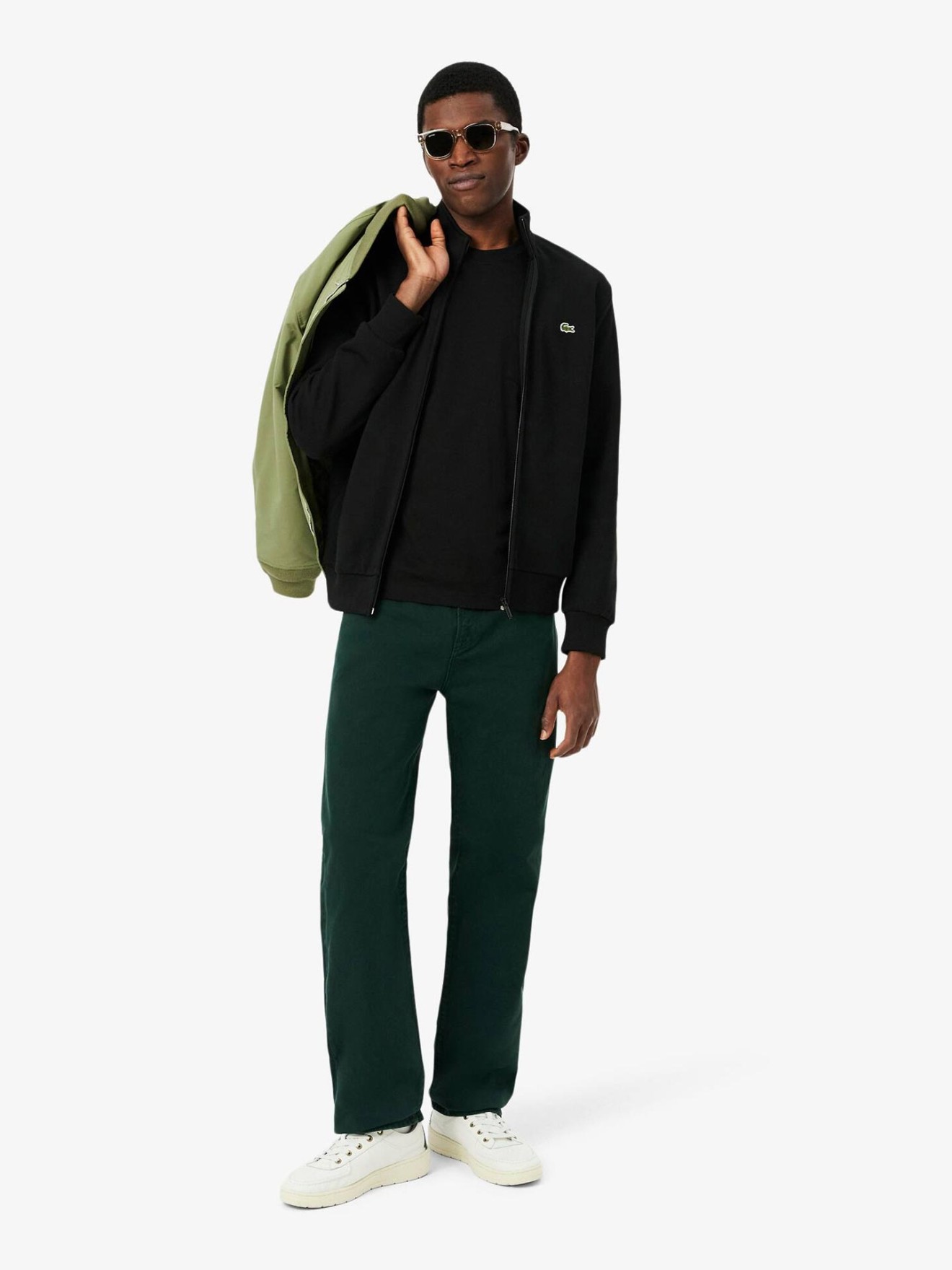 Sweatshirt de Felpa com Fecho de Correr