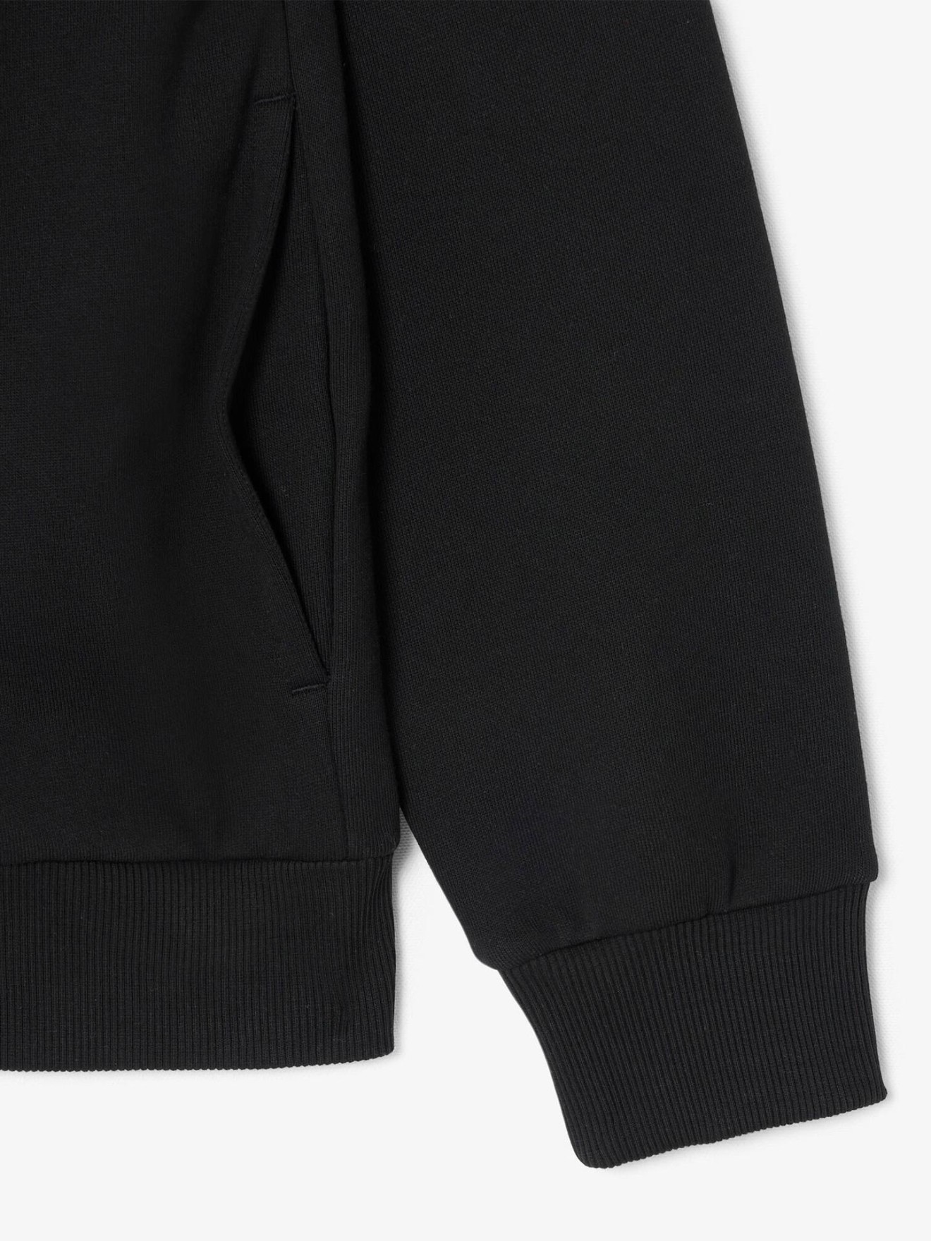 Sweatshirt de Felpa com Fecho de Correr