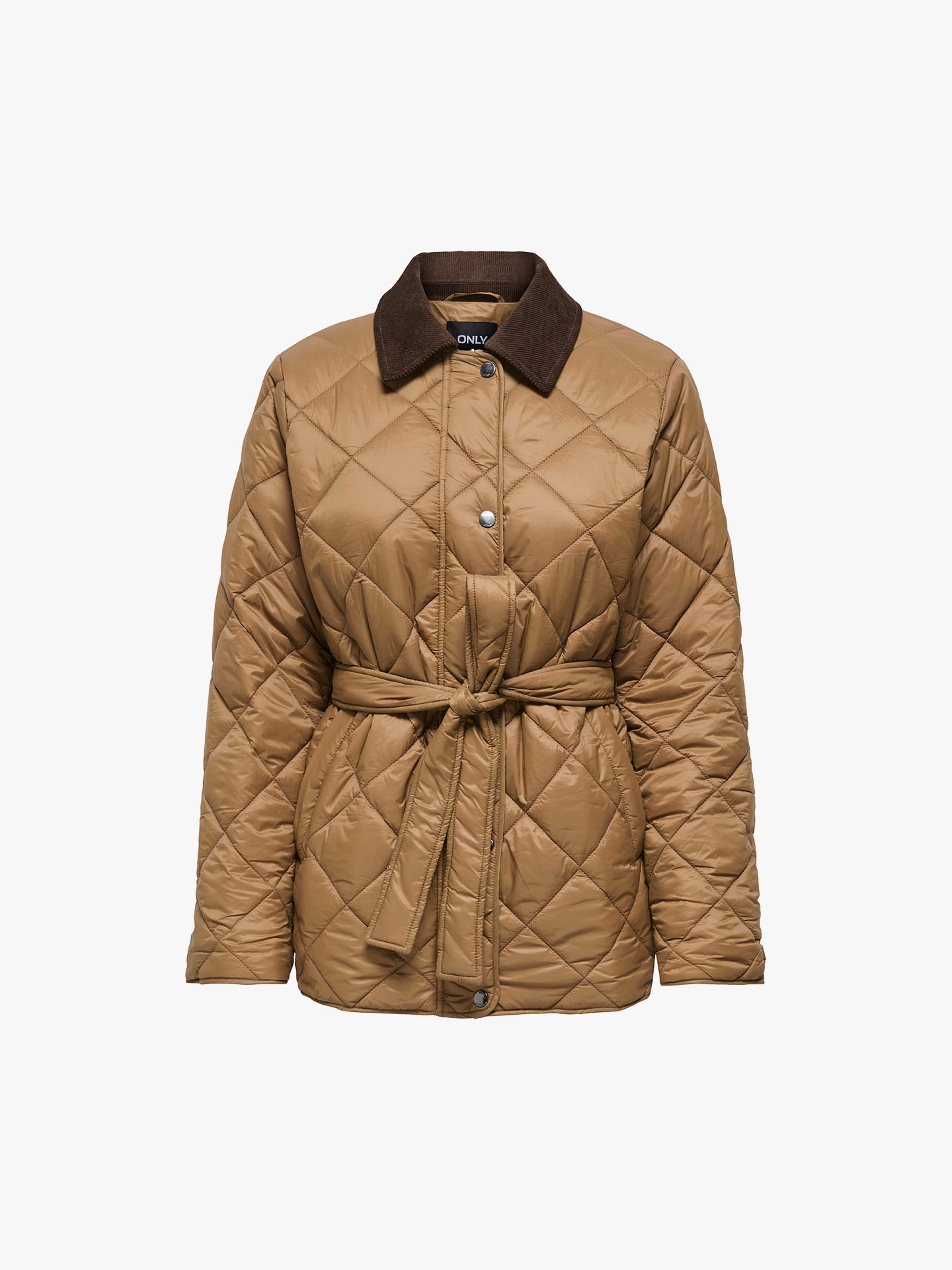 Parka Acolchoada com Cinto