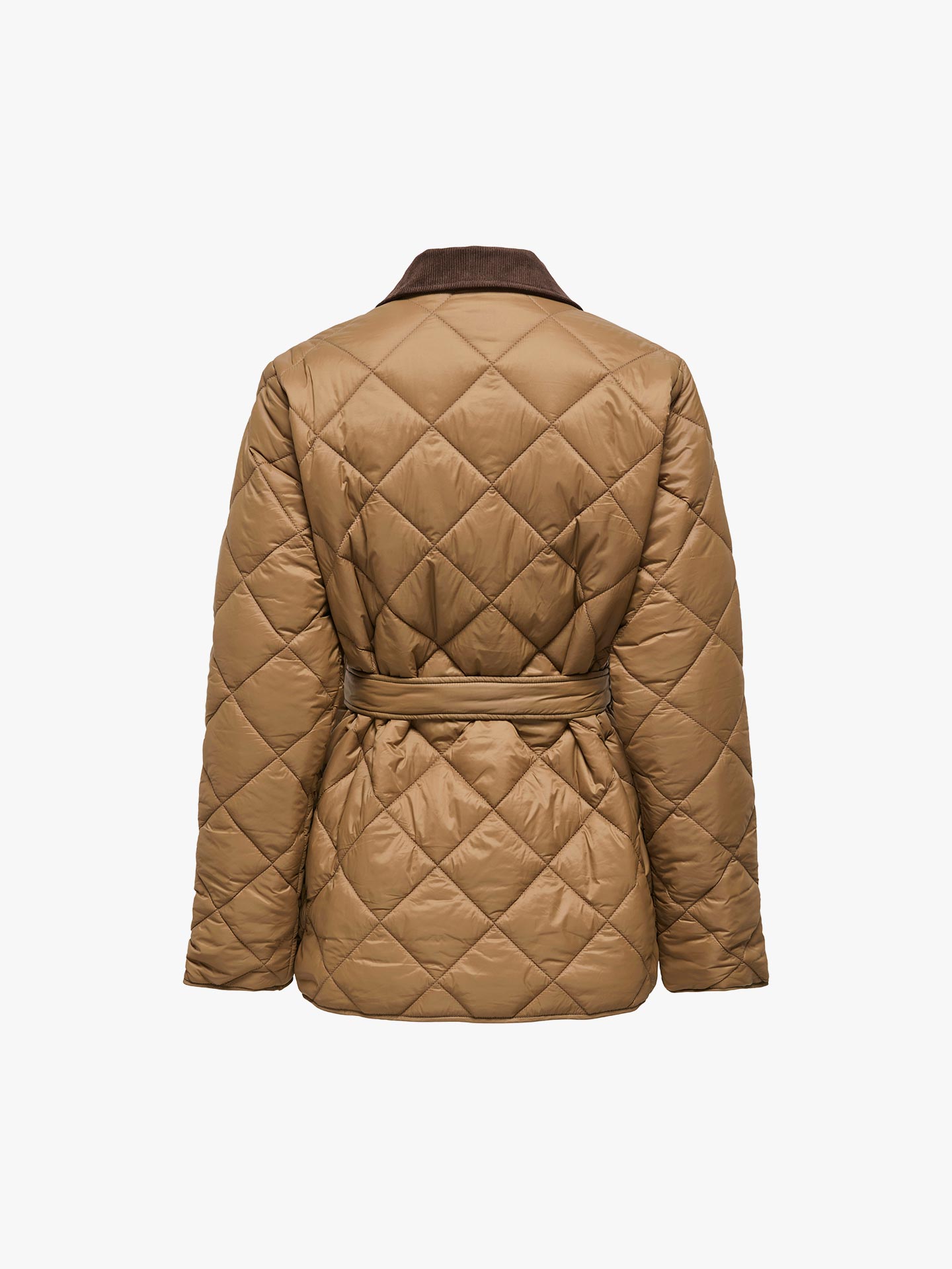 Parka Acolchoada com Cinto