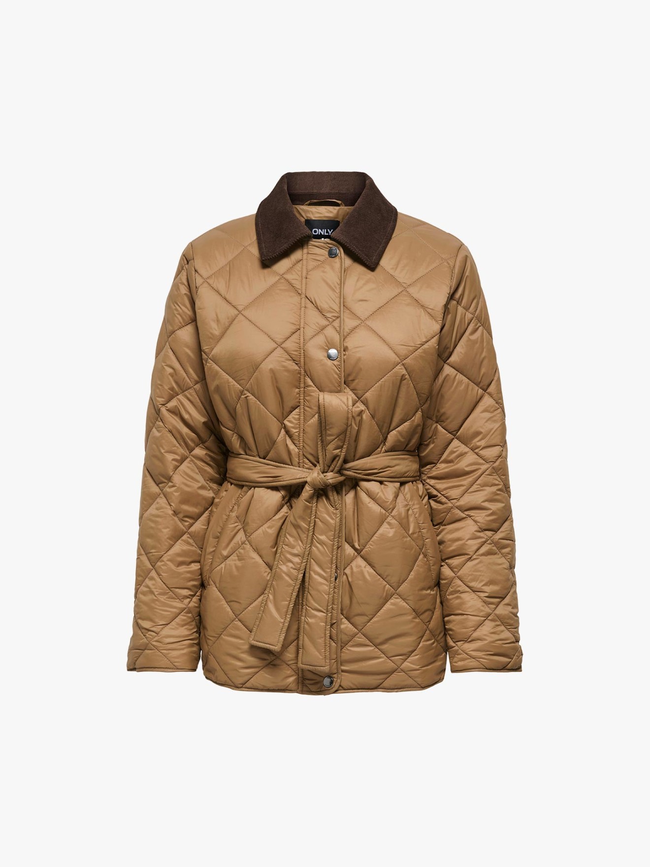 Parka Acolchoada com Cinto
