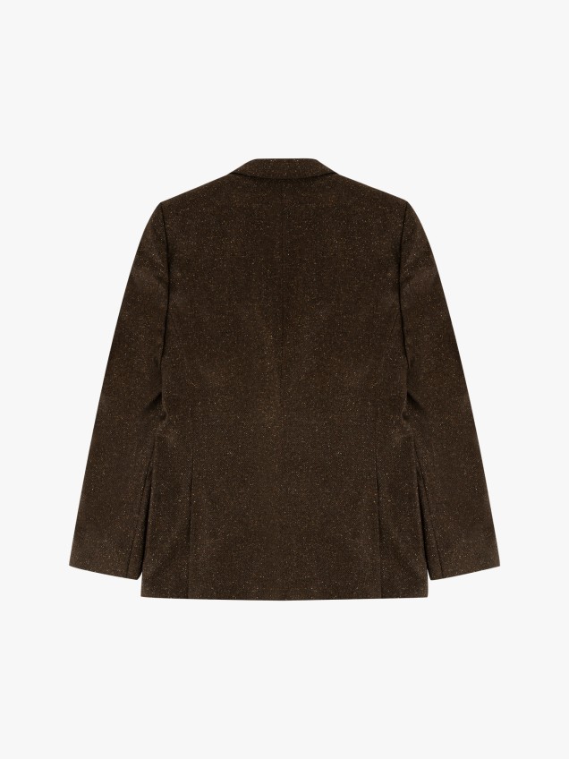 Blazer Texturado com Dois Botões
