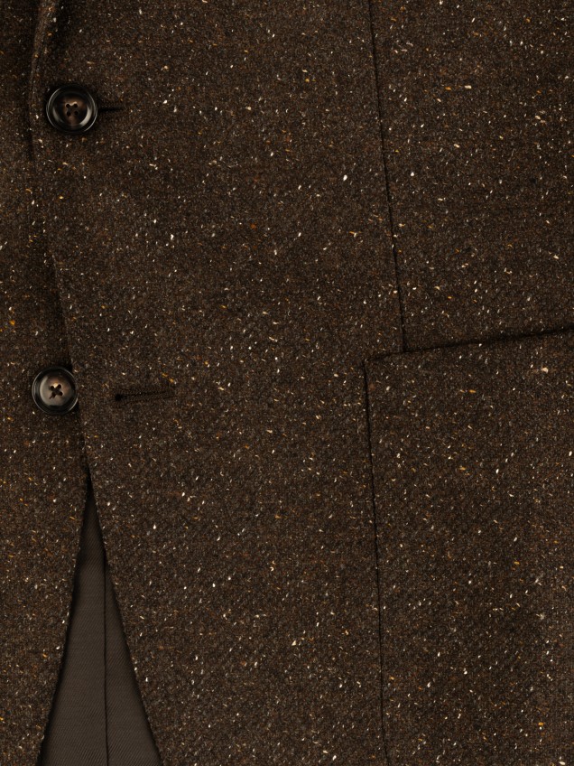 Blazer Texturado com Dois Botões