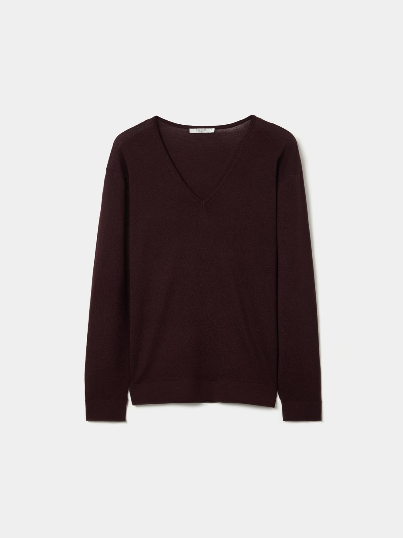 Camisola em L� com Decote em V