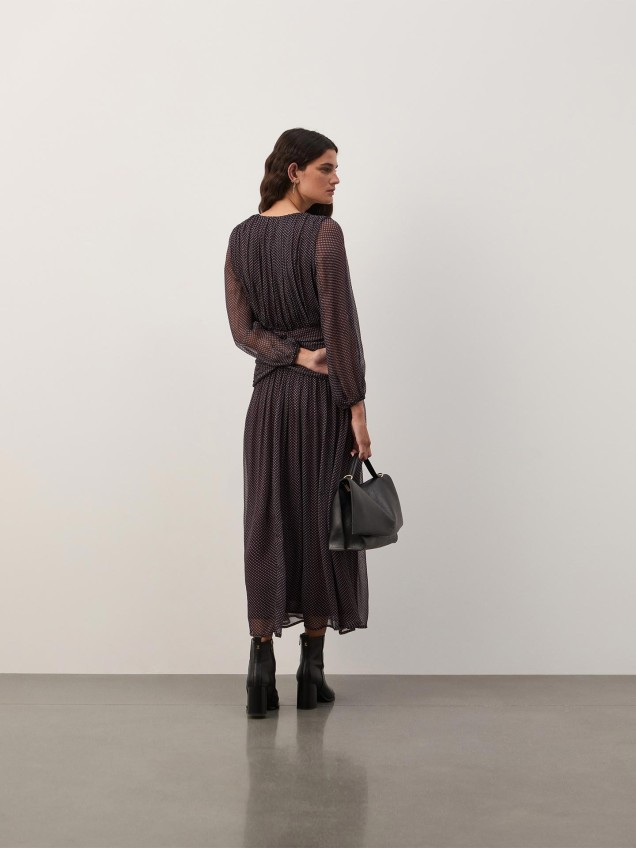 Vestido Midi Estampado