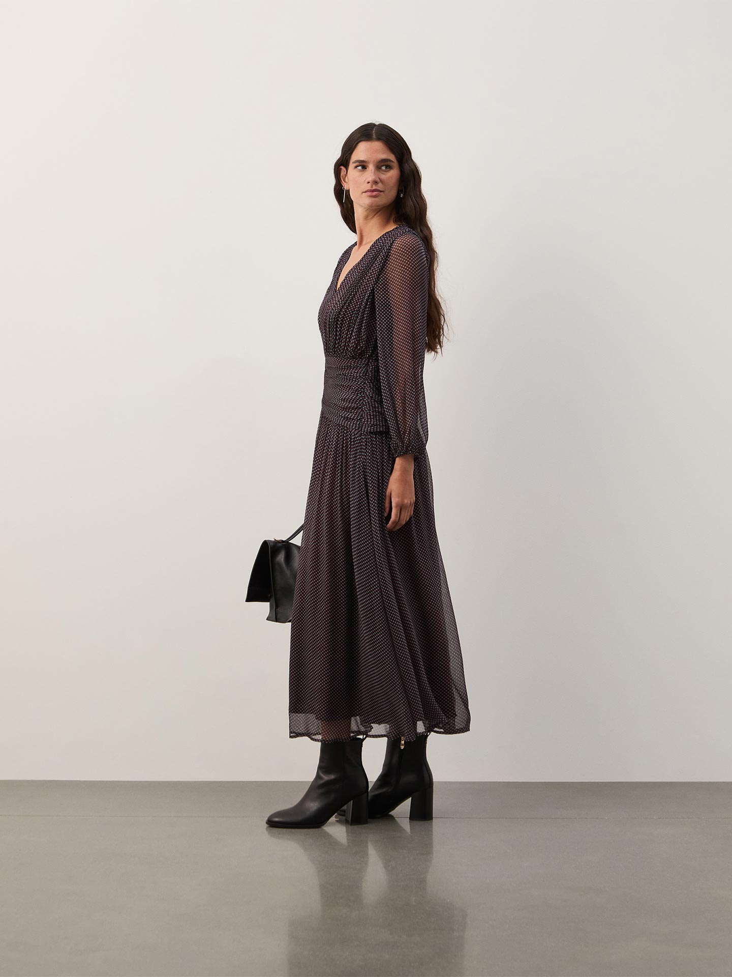 Vestido Midi Estampado