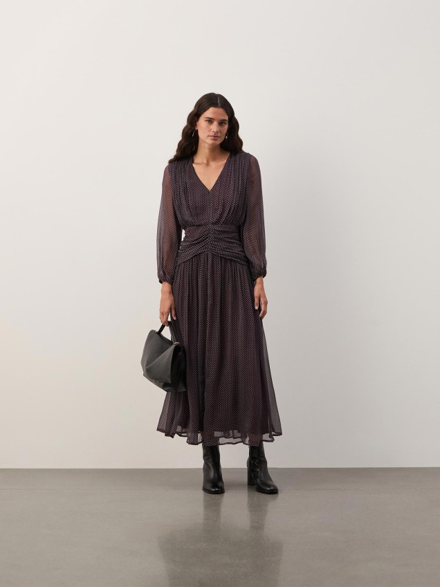 Vestido Midi Estampado