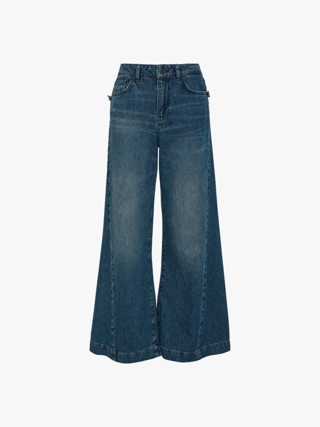 Calças de Ganga Wide Leg Kalia