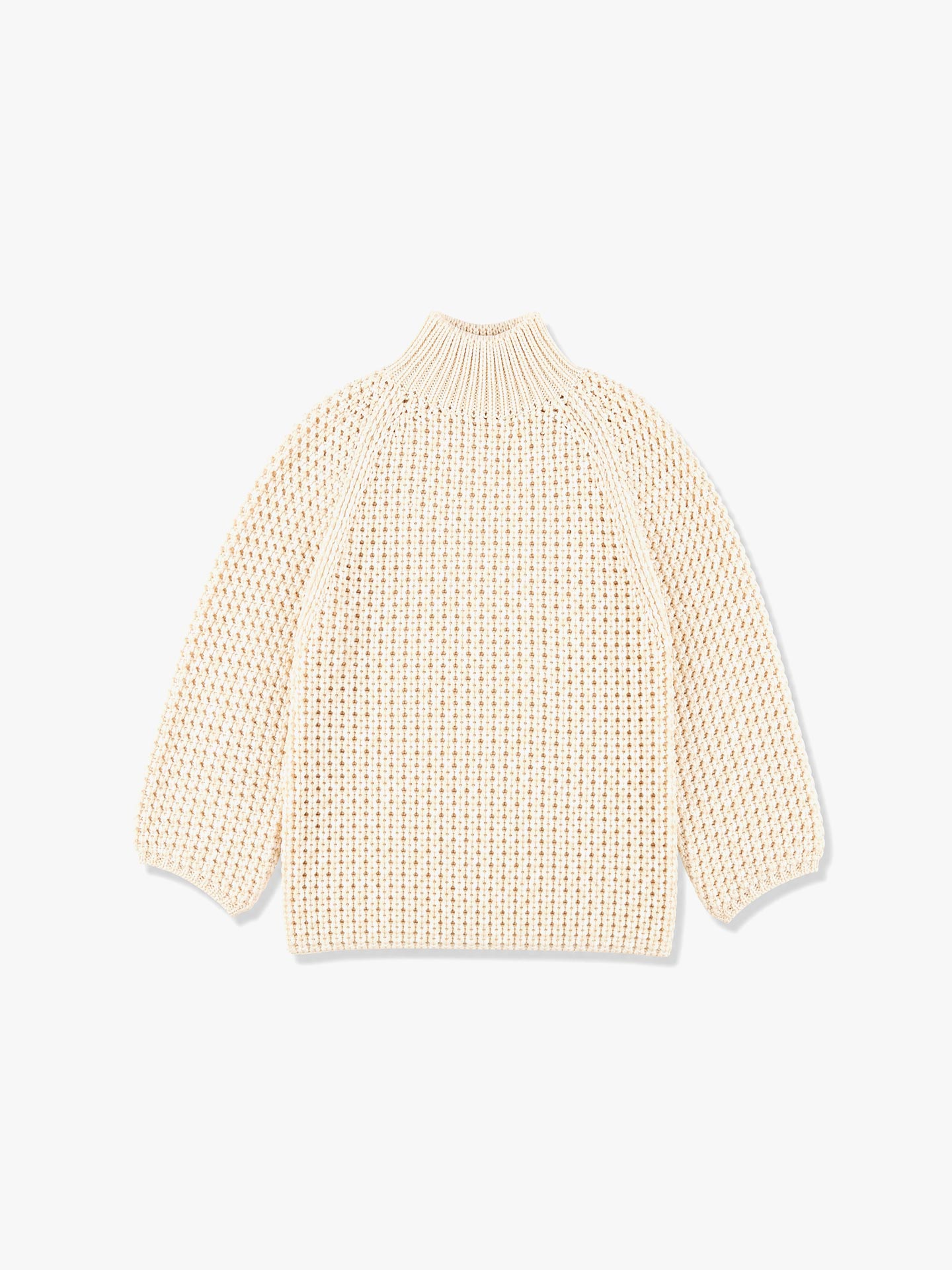 Camisola de Malha com Gola Subida